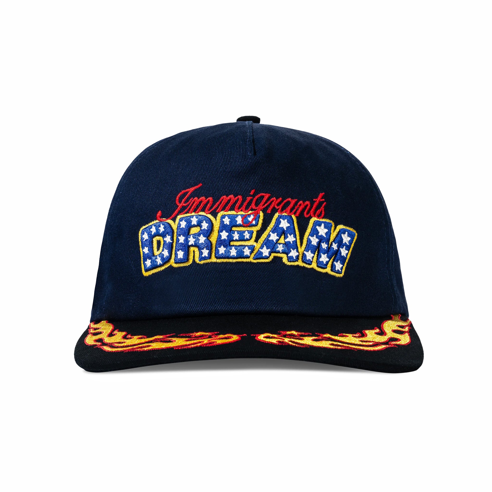Kids of Immigrants Immigrants Dream Flame Hat (Navy) - August Shop