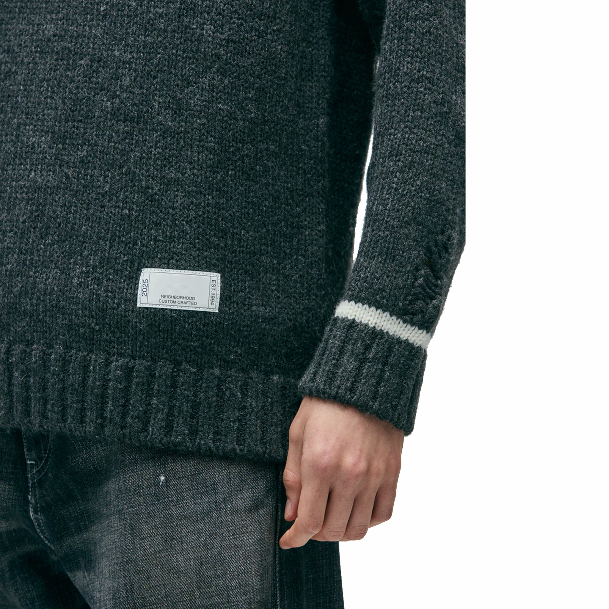 Neighborhood Savage Crewneck Sweater (Charcoal)