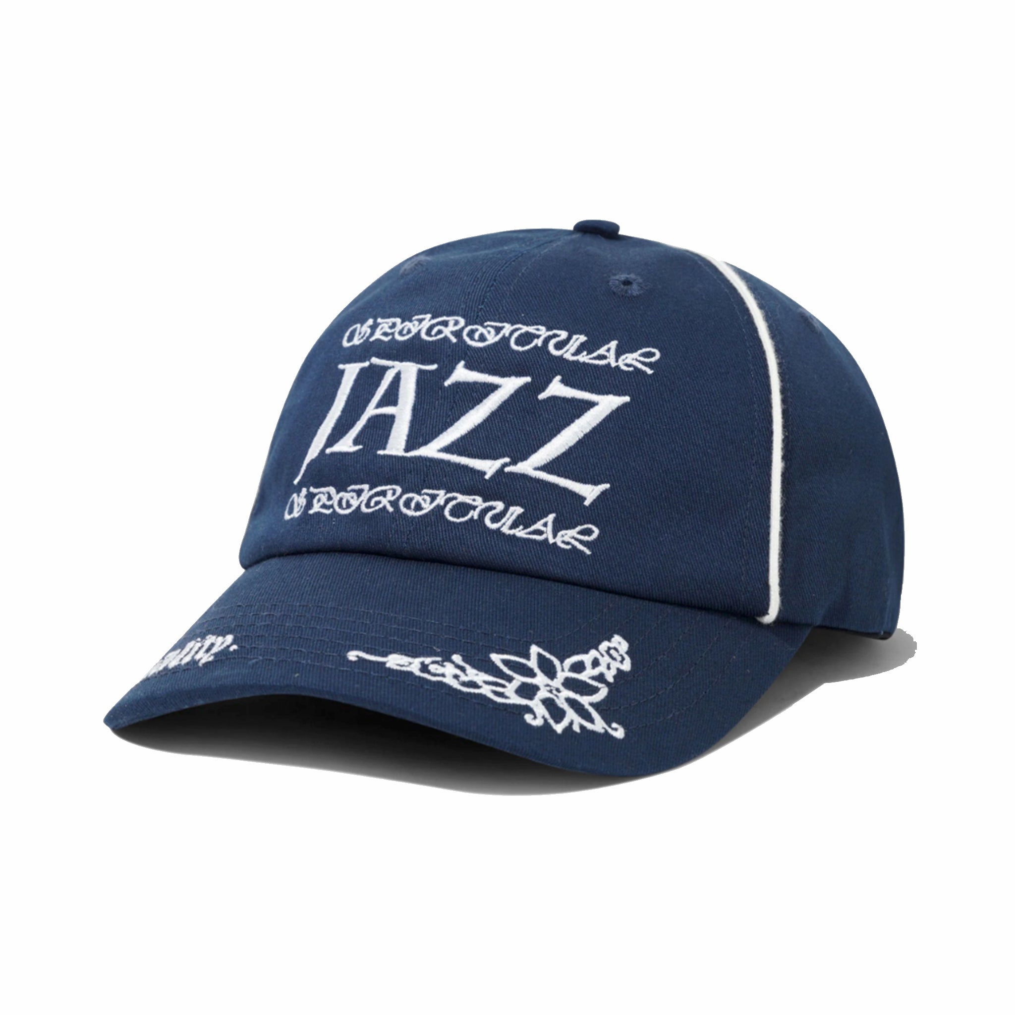 Butter Goods Spiritual Logo 6 Panel Cap (Navy) - August Shop
