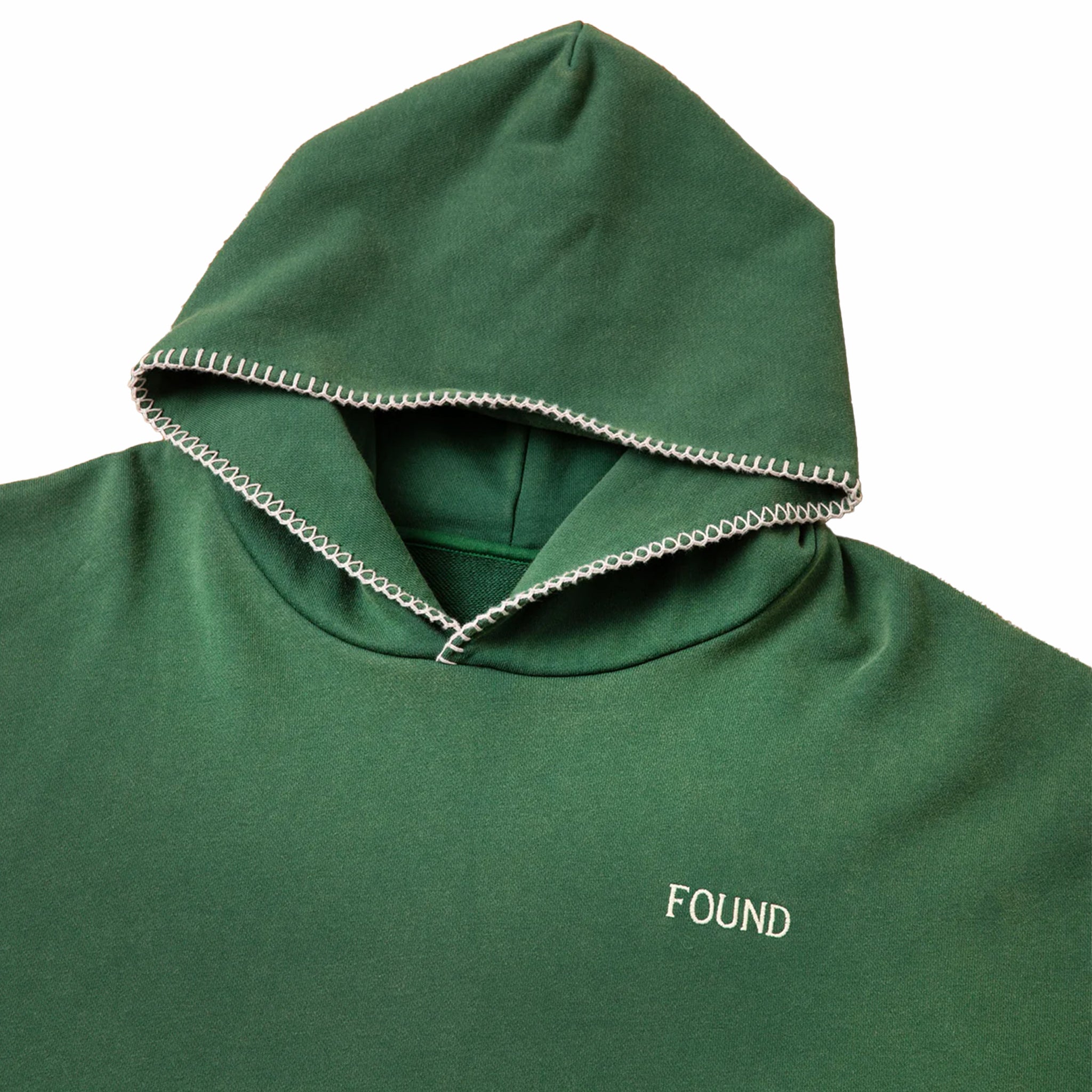 Found Stitched Border Hoodie (Vintage Forest) - August Shop