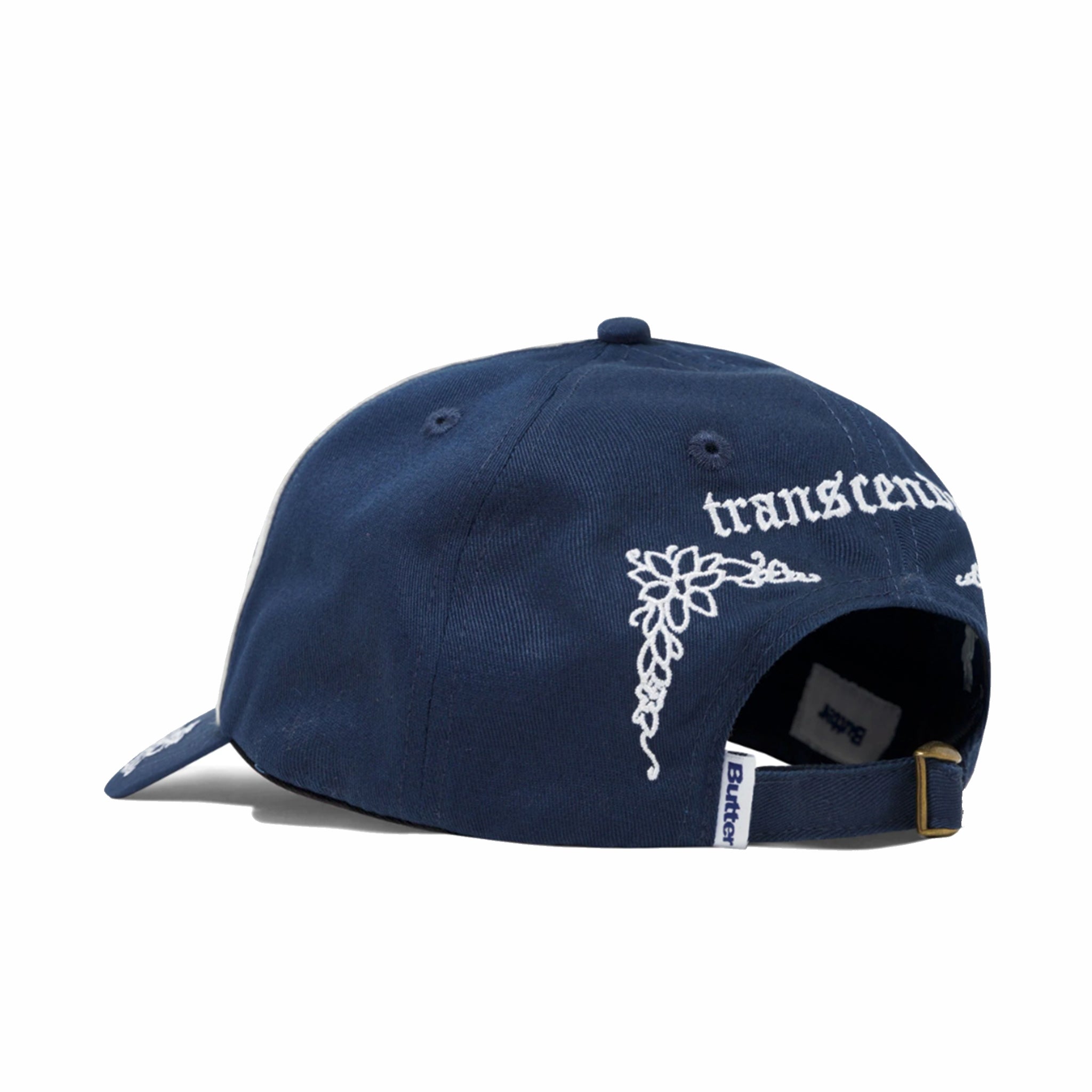 Butter Goods Spiritual Logo 6 Panel Cap (Navy) - August Shop