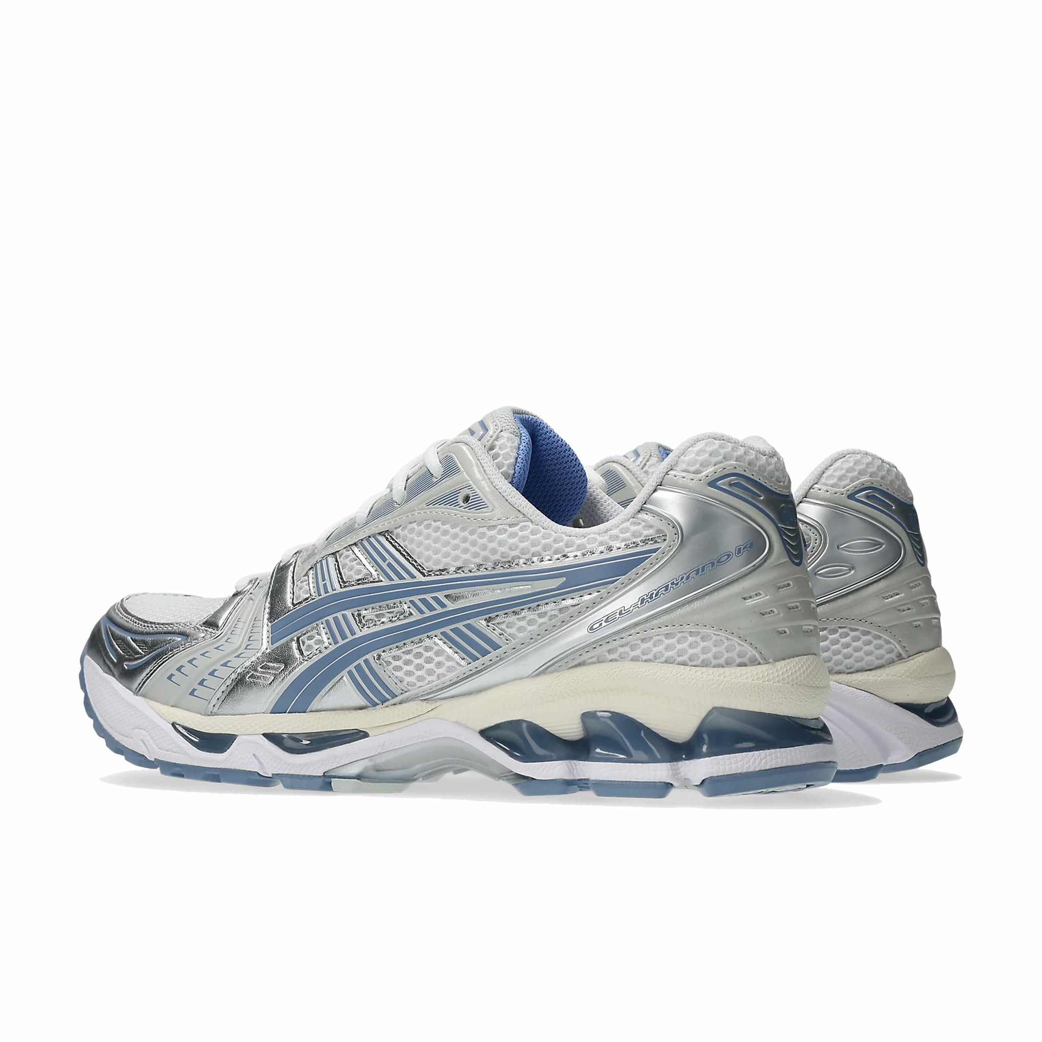 ASICS Men's GEL-Kayano 14 (White/Light Navy) - August Shop