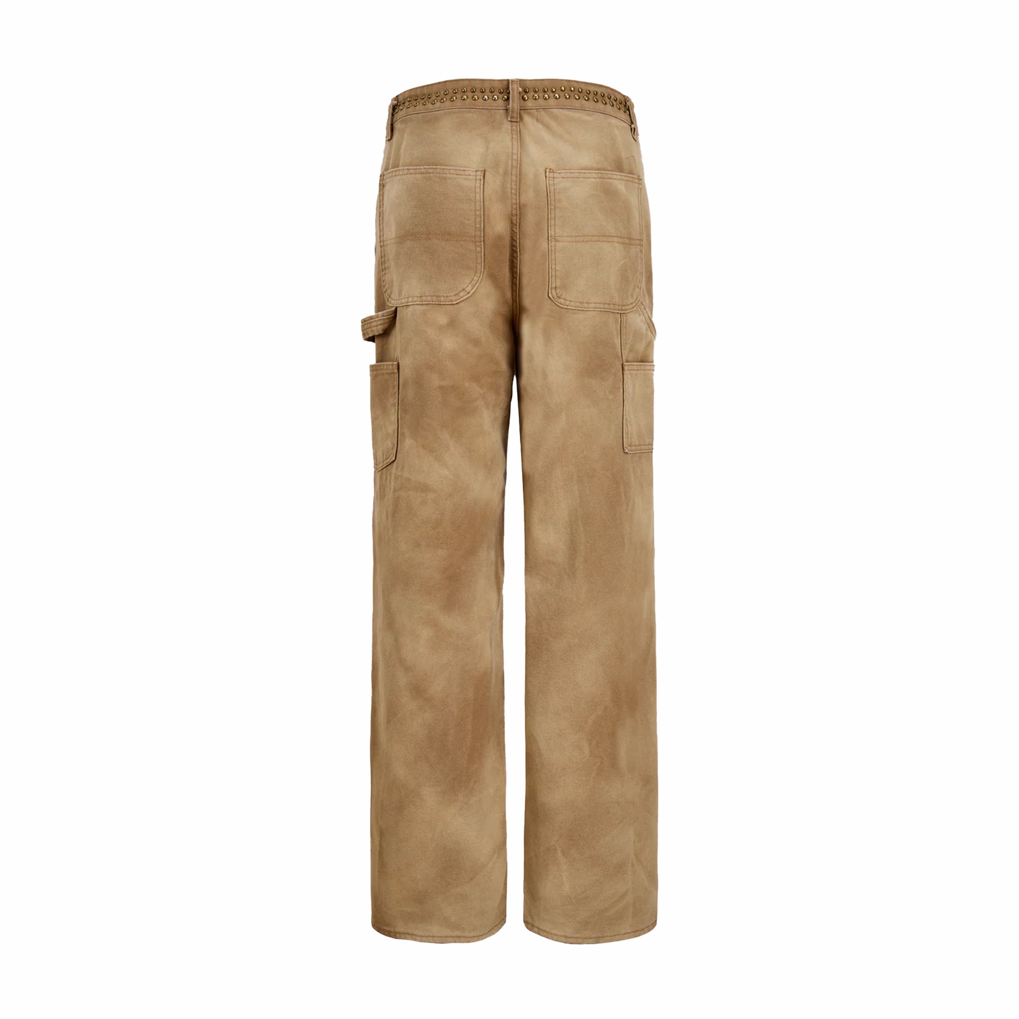 Found Canvas Studded Work Pants (Vintage Sand) - August Shop