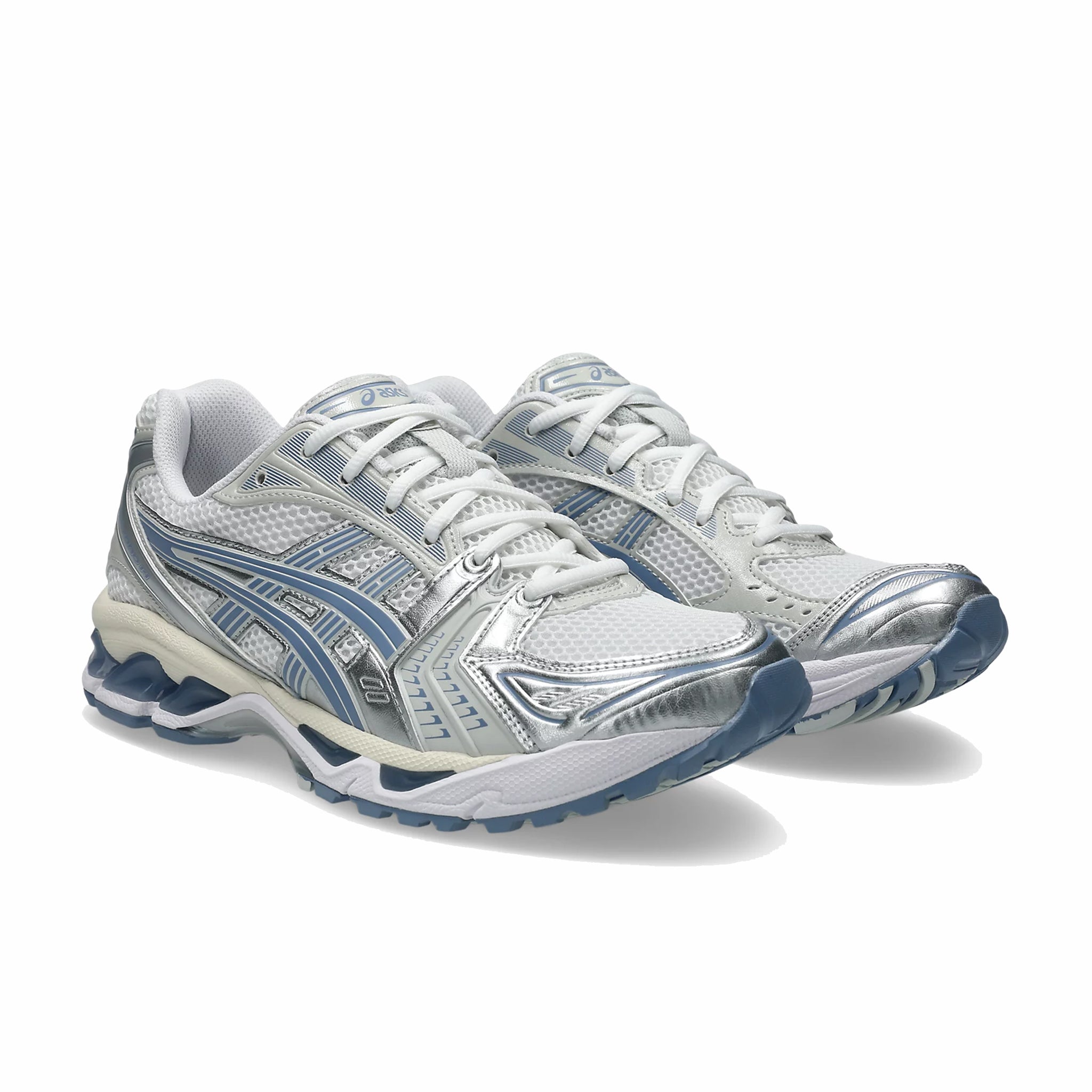 ASICS Men's GEL-Kayano 14 (White/Light Navy) - August Shop