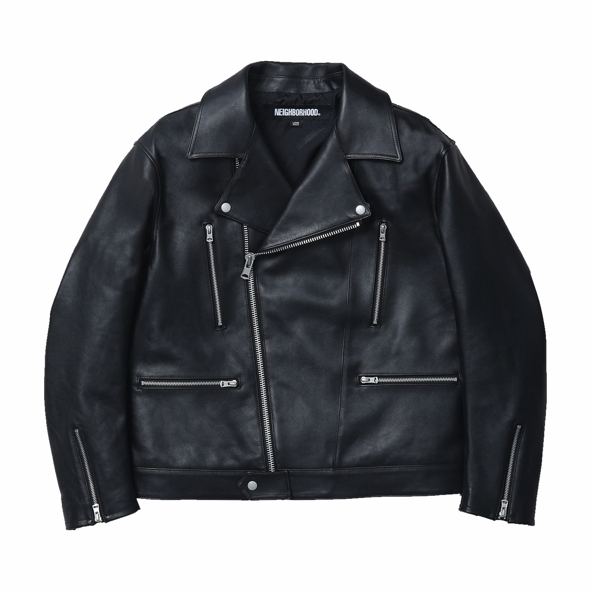 Neighborhood Leather Riders Jacket (Black)