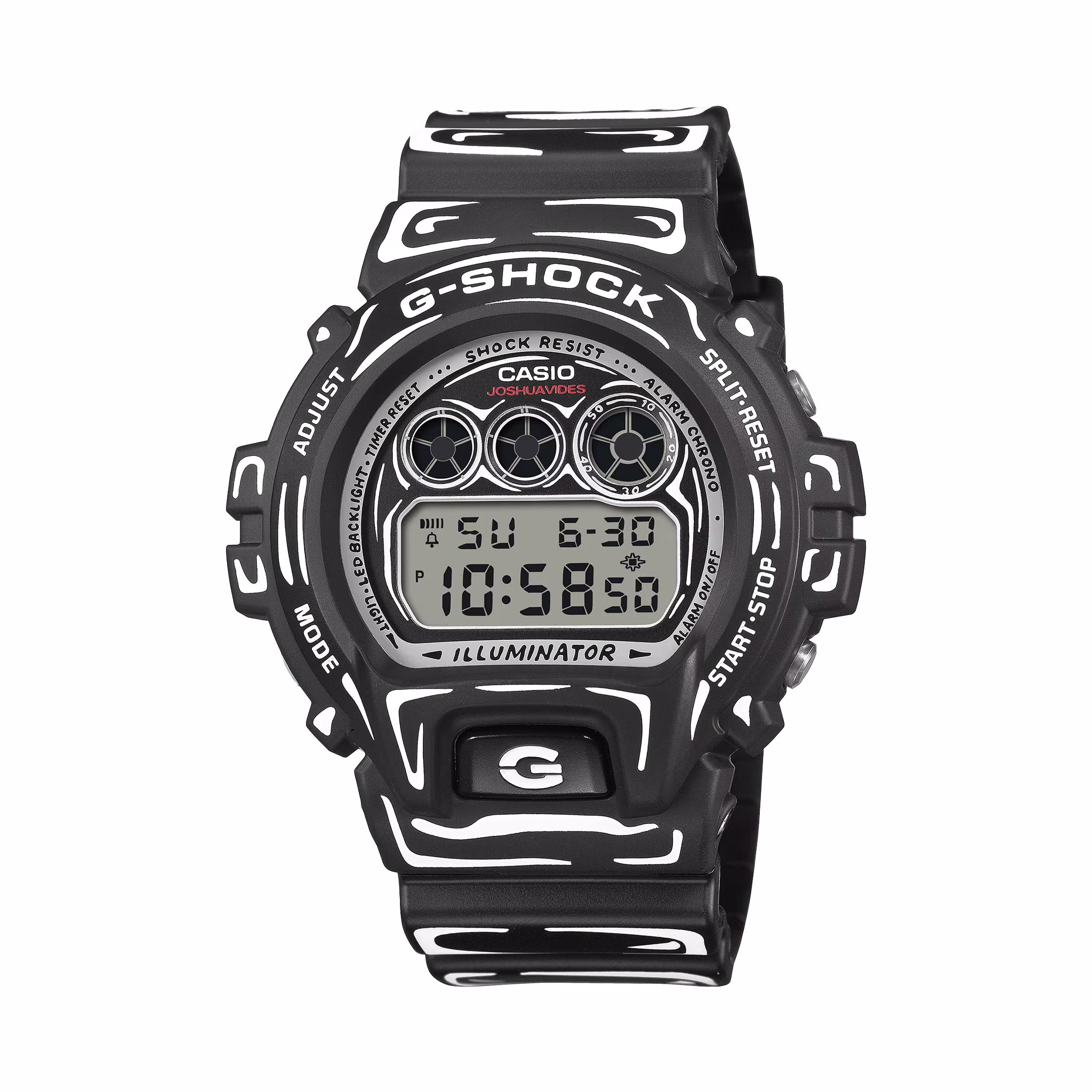G-SHOCK x Joshua Vides DW6900JV-1 (Black) - August Shop