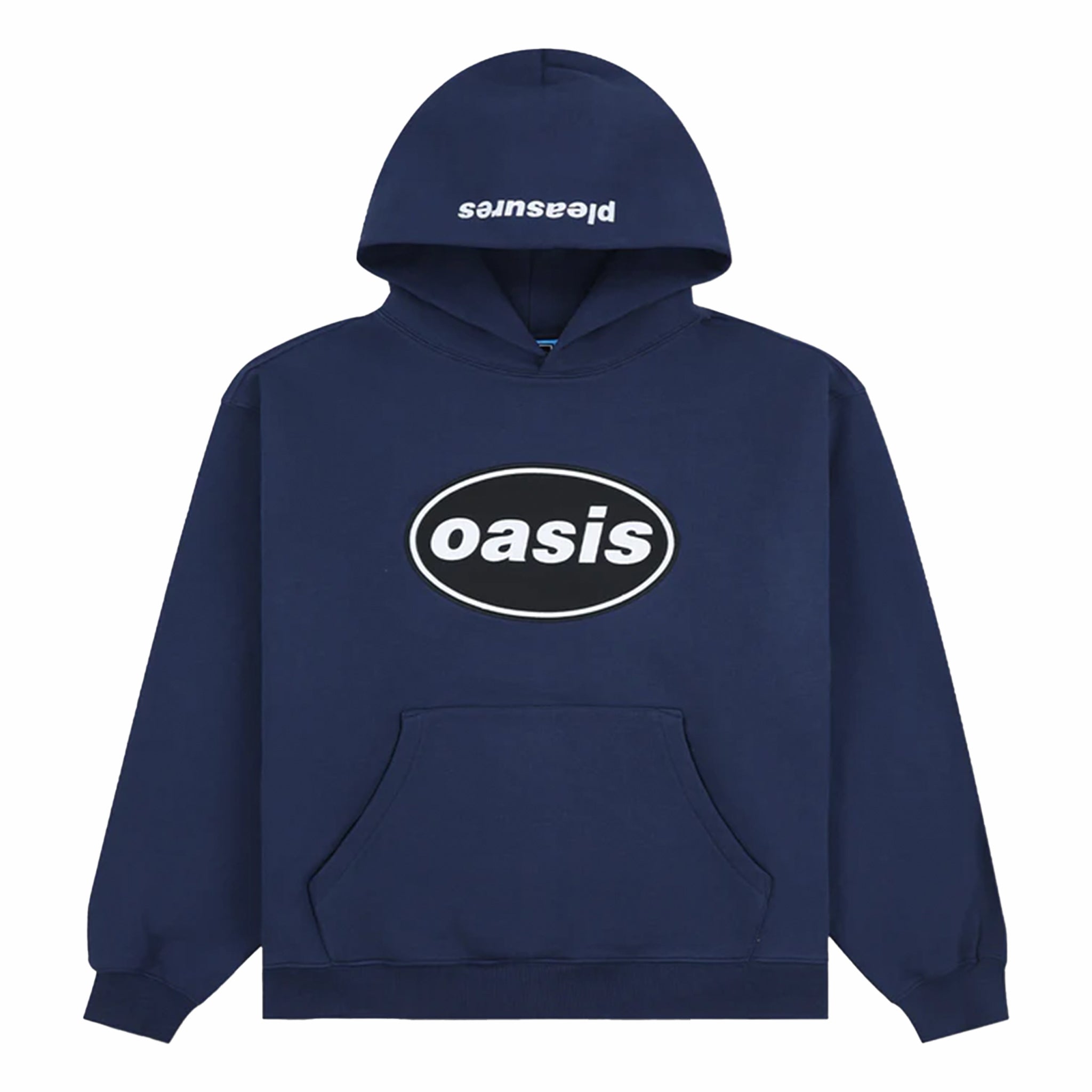 Pleasures x Oasis Knebworth Hoodie (Navy) - August Shop