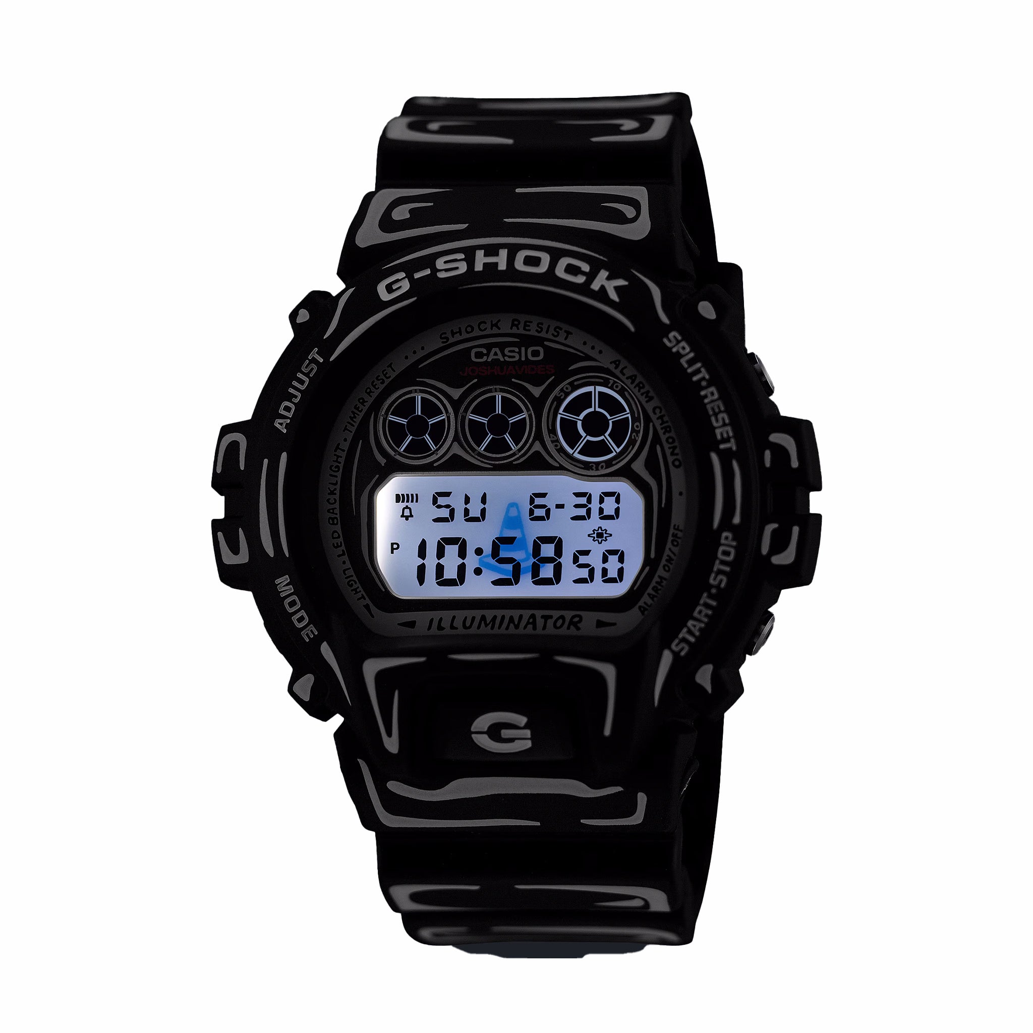 G-SHOCK x Joshua Vides DW6900JV-1 (Black) - August Shop