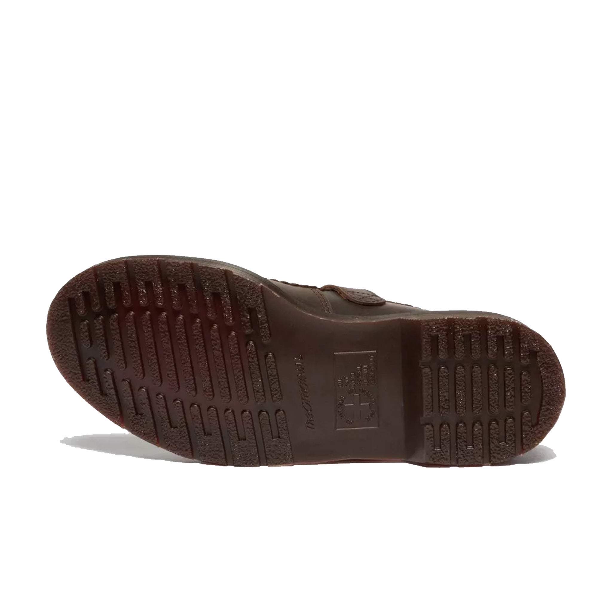 Dr. Martens Women's Mary Jane Flower Shoes - Crazy Horse (Dark Brown) - August Shop
