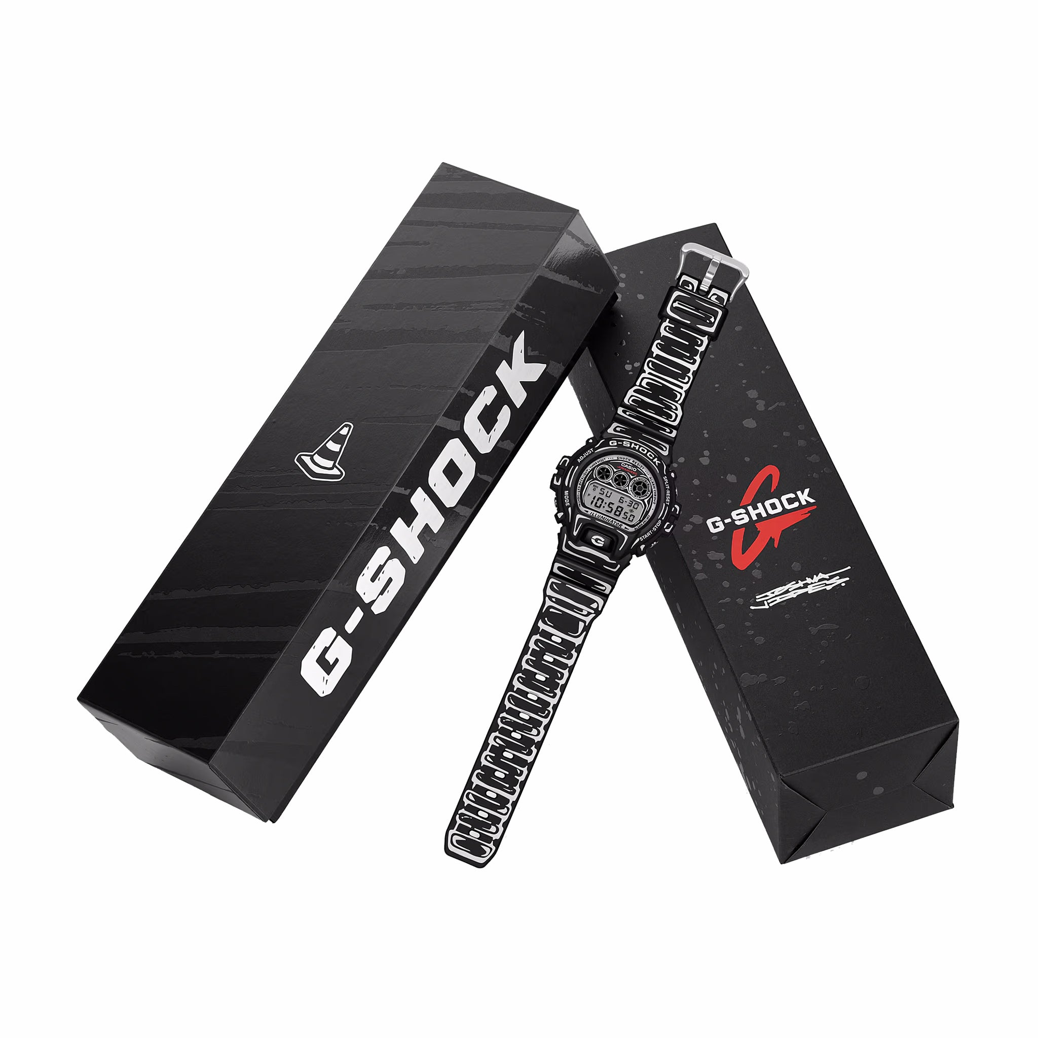 G-SHOCK x Joshua Vides DW6900JV-1 (Black) - August Shop