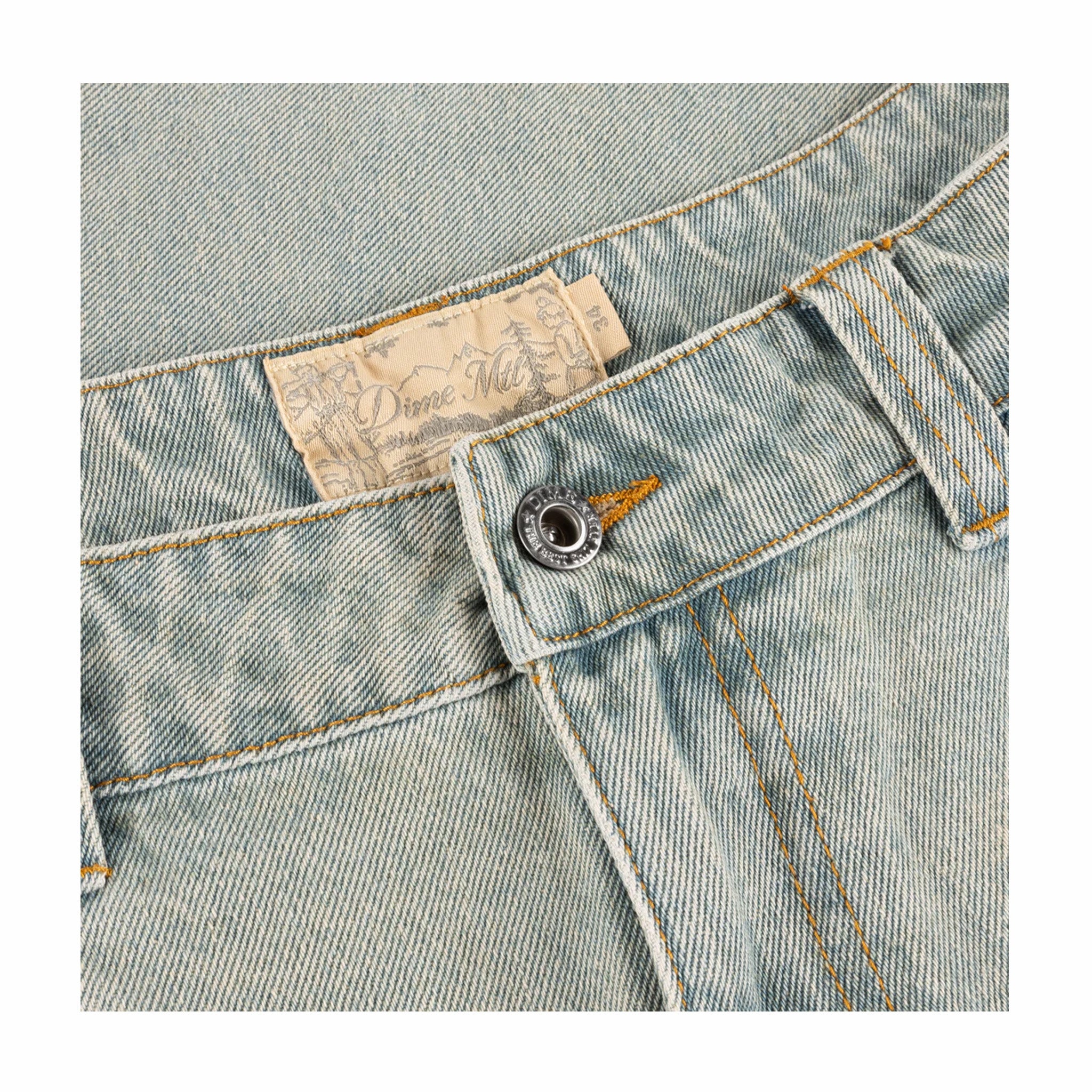 Dime Baggy Denim Pants (Sandblasted Sky Blue) - August Shop