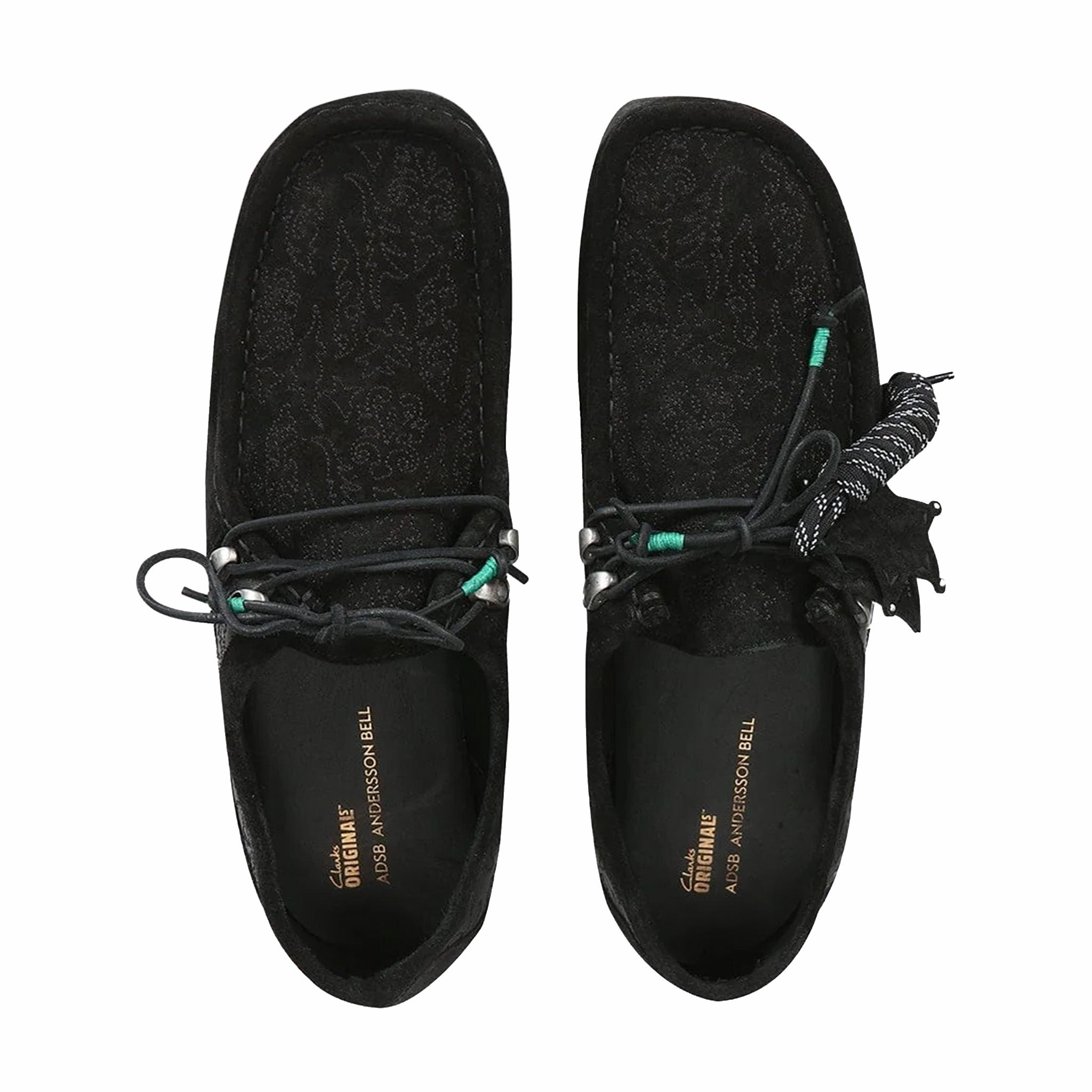 Clarks x Andersson Bell "ADSB" Wallabee Embroidery (Black)