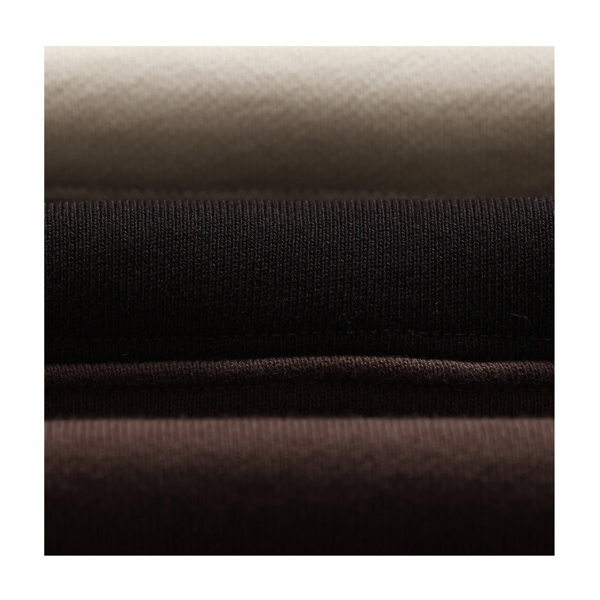 Wax London Rowhill Rugby Shirt - Panelled Loopback (Brown/Black) - August Shop