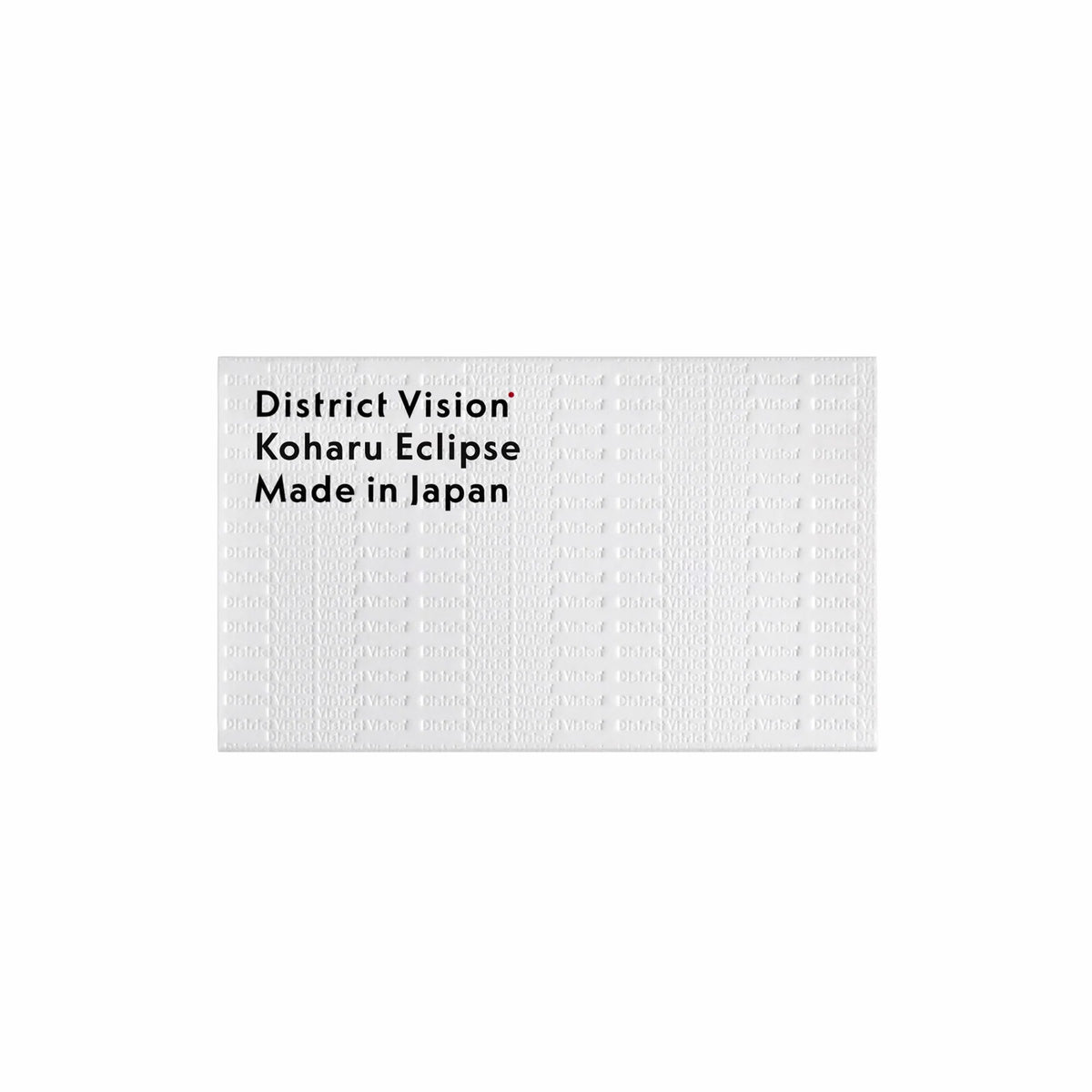 District Vision Eclipse (Limestone/D+ Onyx Mirror)