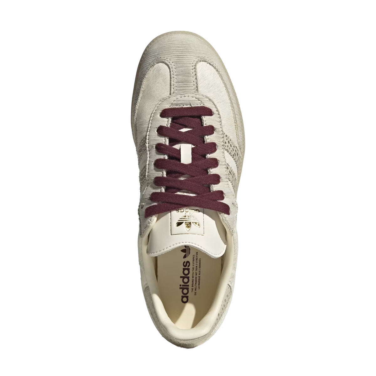 Adidas Women's Samba OG (Cream White/Cream White/Maroon) - August Shop