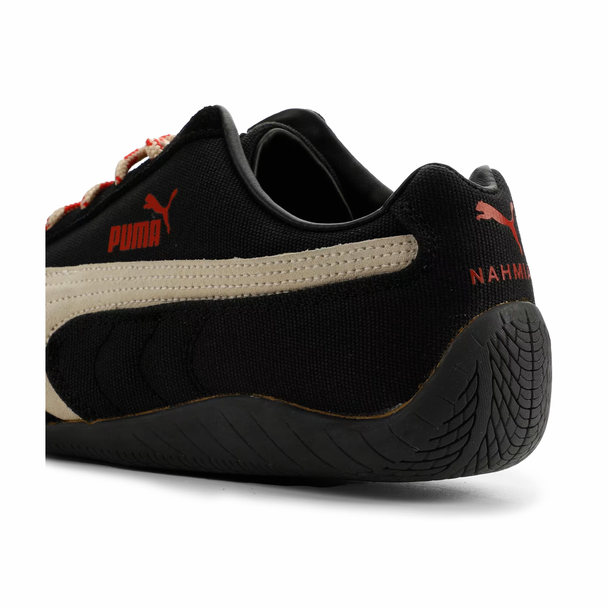 Puma x Nahmias Men's Speedcat (Puma Black/Canvas/Candy Apple) - August Shop