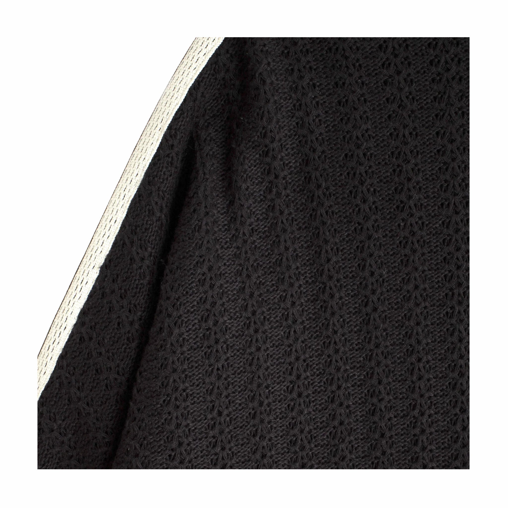 Jungles Panel Trim Knit (Black)