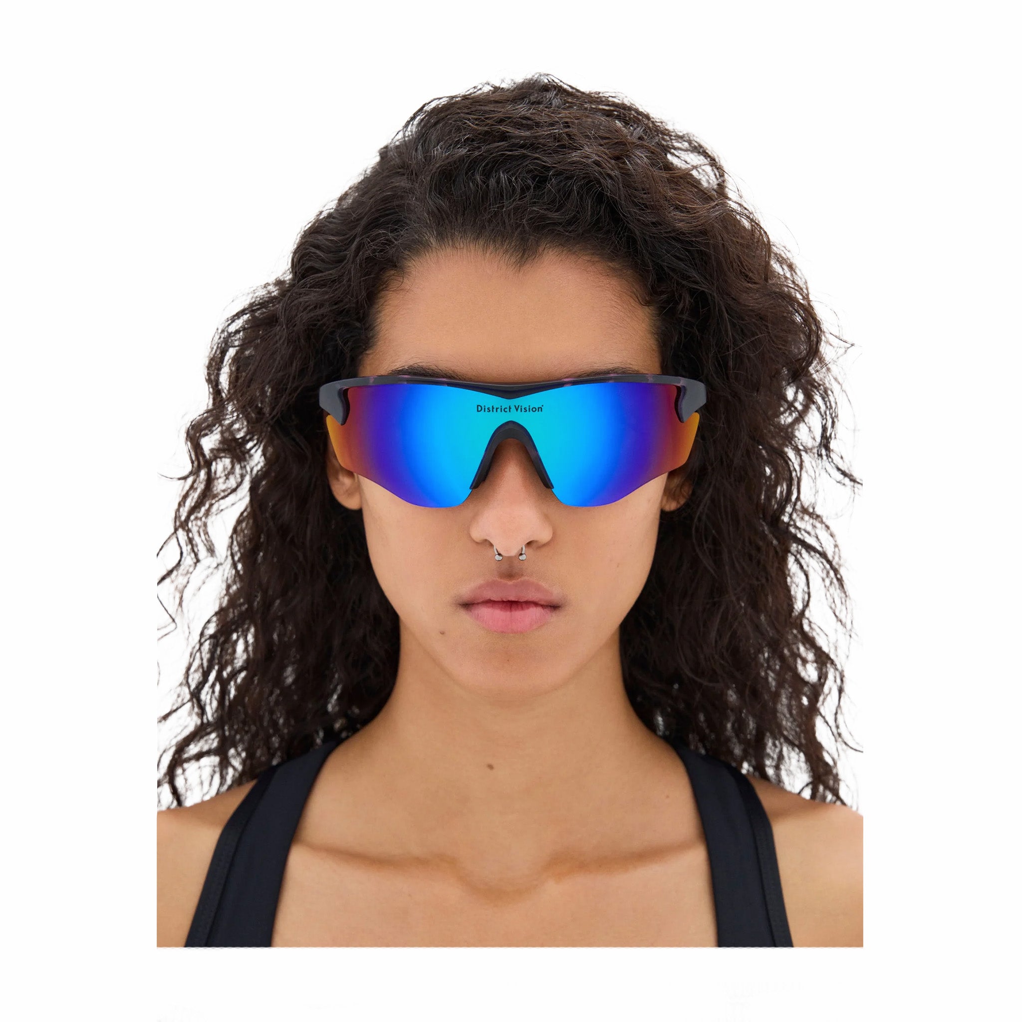 District Vision Junya Racer (Navy Pink Mosaic / D+ Blue Mirror) - August Shop