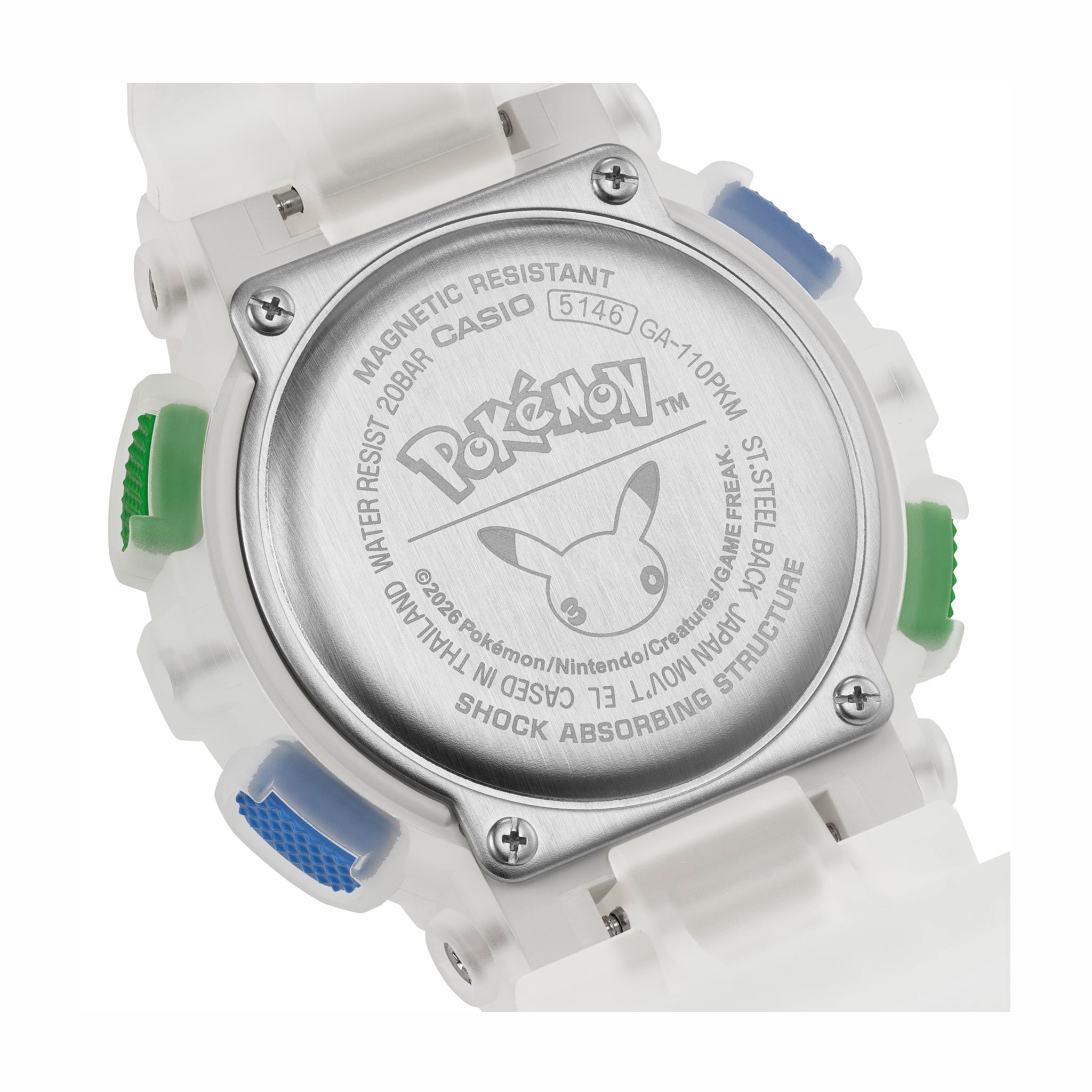 G-Shock x Pokémon GA110PKM-7A (Clear)