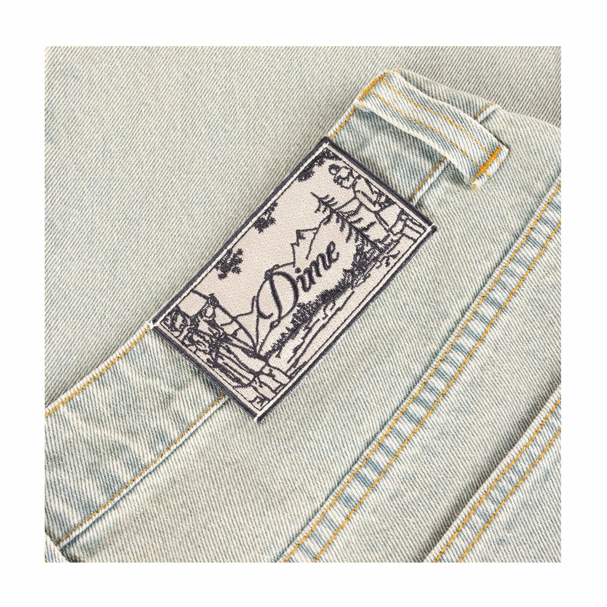 Dime Relaxed Denim Pants (Sandblasted Sky Blue)