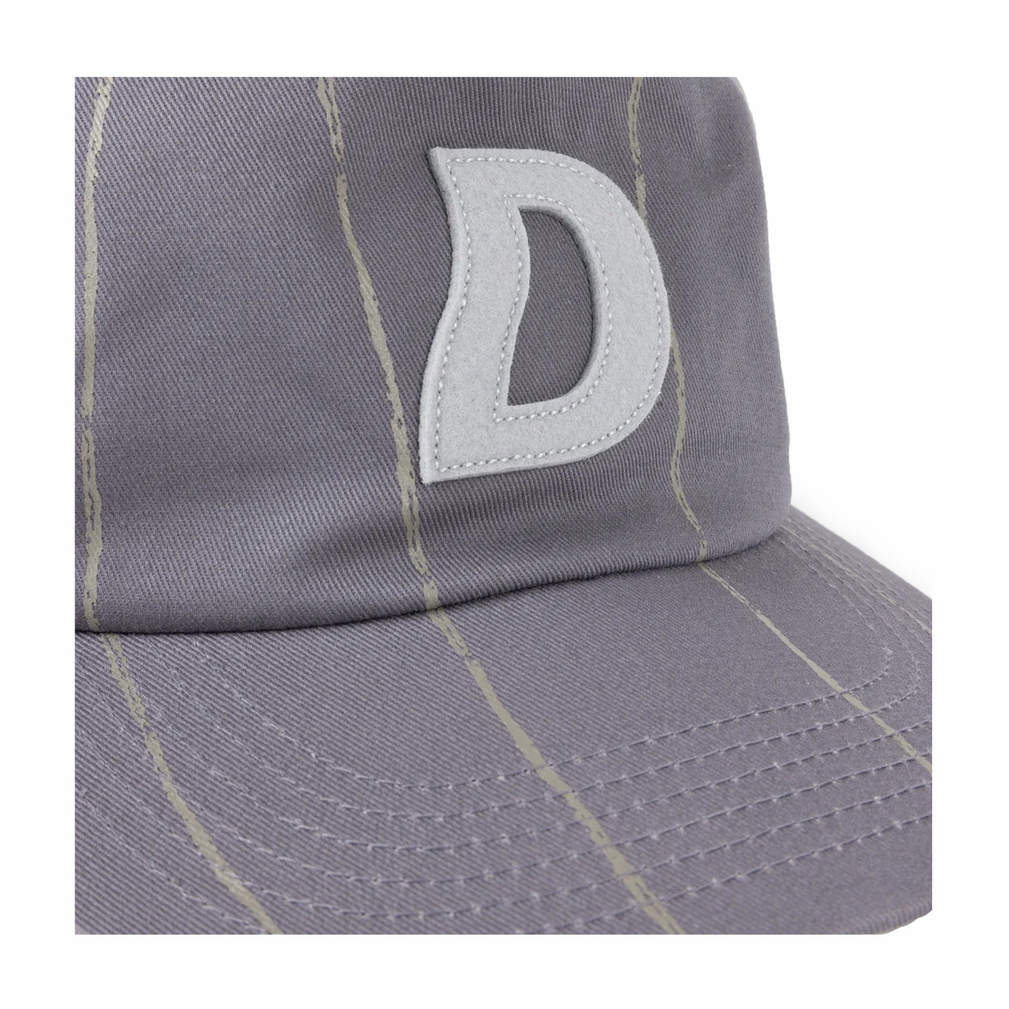Dime Pinstriped Worker Cap (Gray) - August Shop