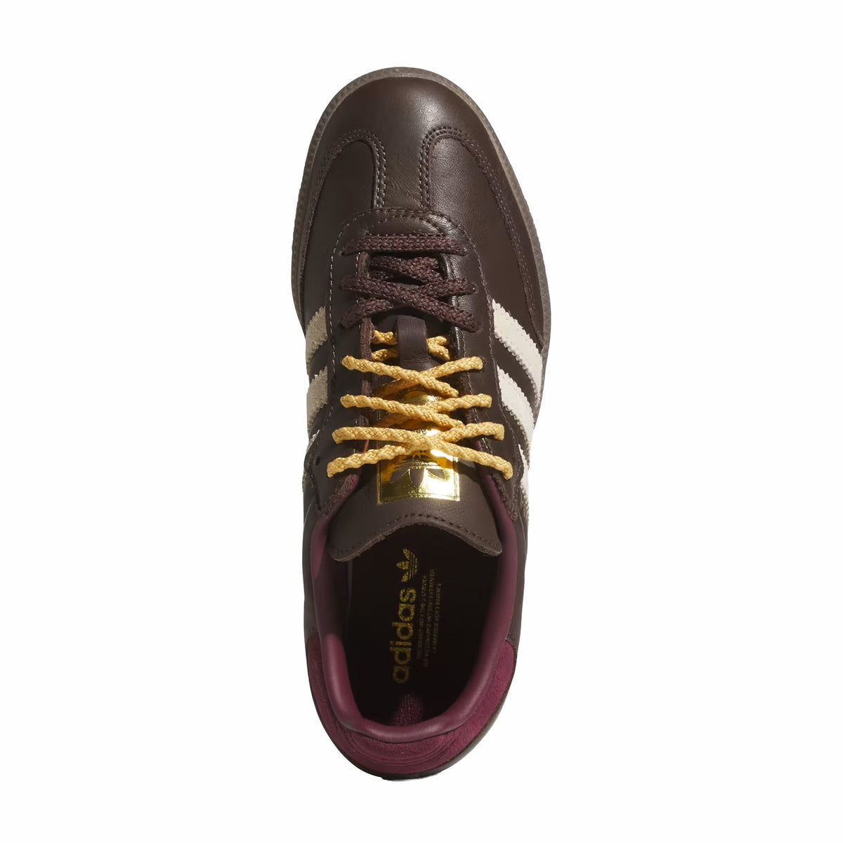 Adidas Women's Samba OG (Brown/Warm Vanilla/Maroon) - August Shop