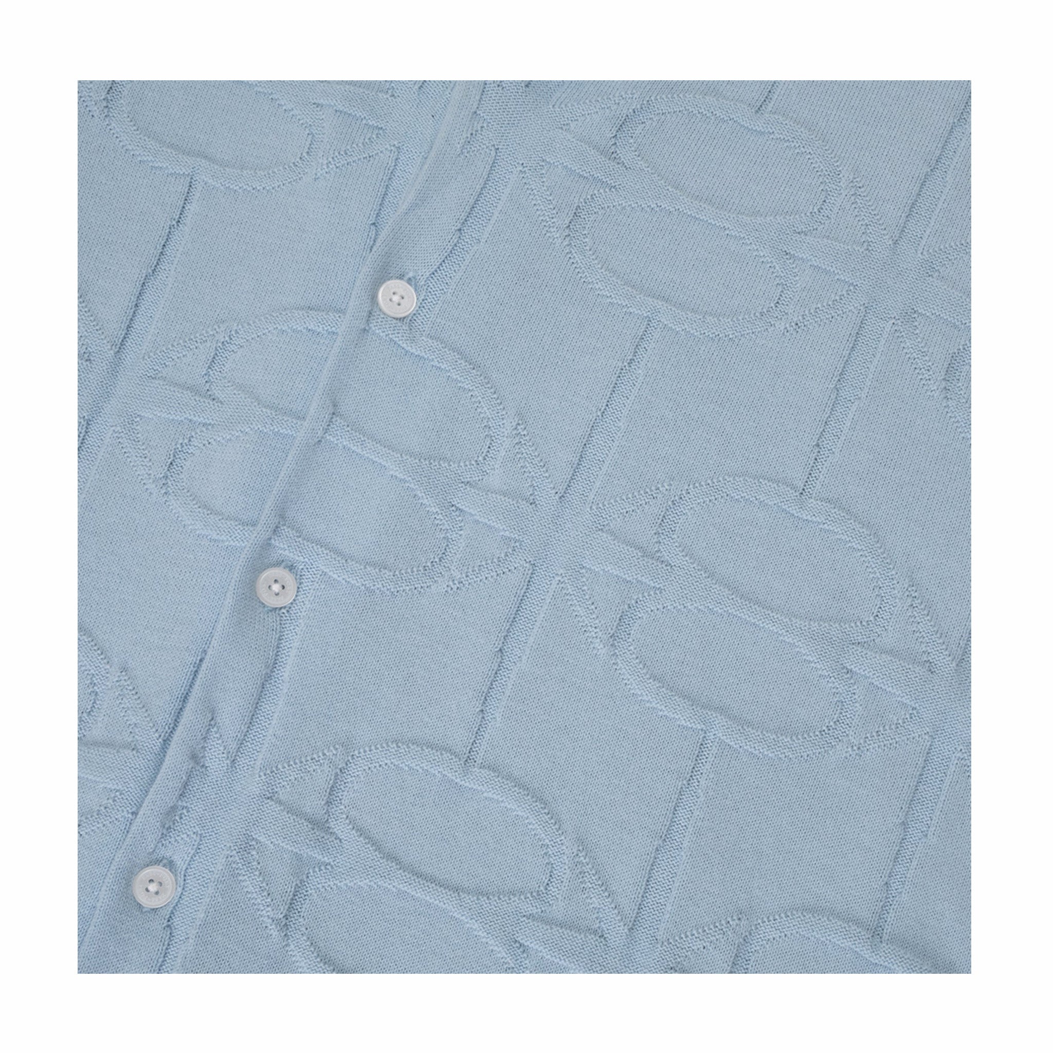 Pass~Port Soap Sparkle Organic Knitted Leagues Shirt (Powder Blue) - August Shop