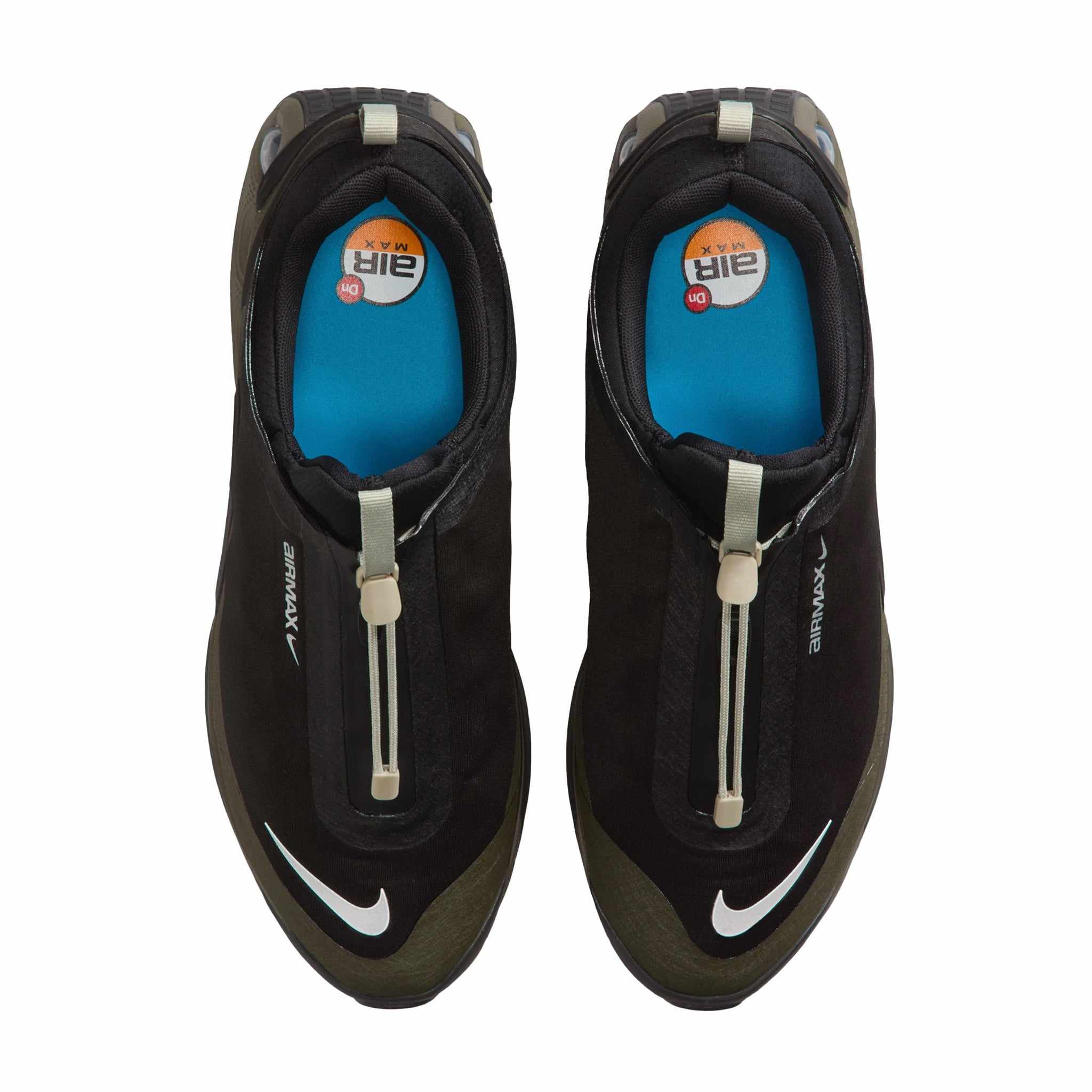 Nike Men's Air Max DN Roam (Black/Metallic Silver-Cargo Khaki-Stone) - August Shop