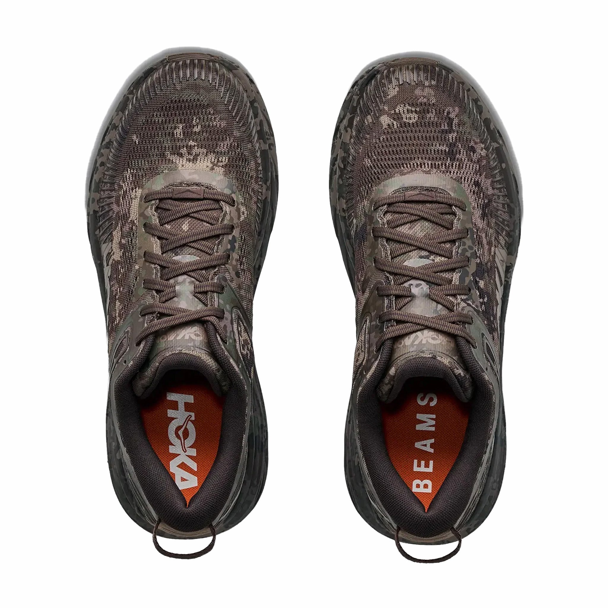 Hoka x BEAMS Bondi 7 (Chestnut/Black Bean)