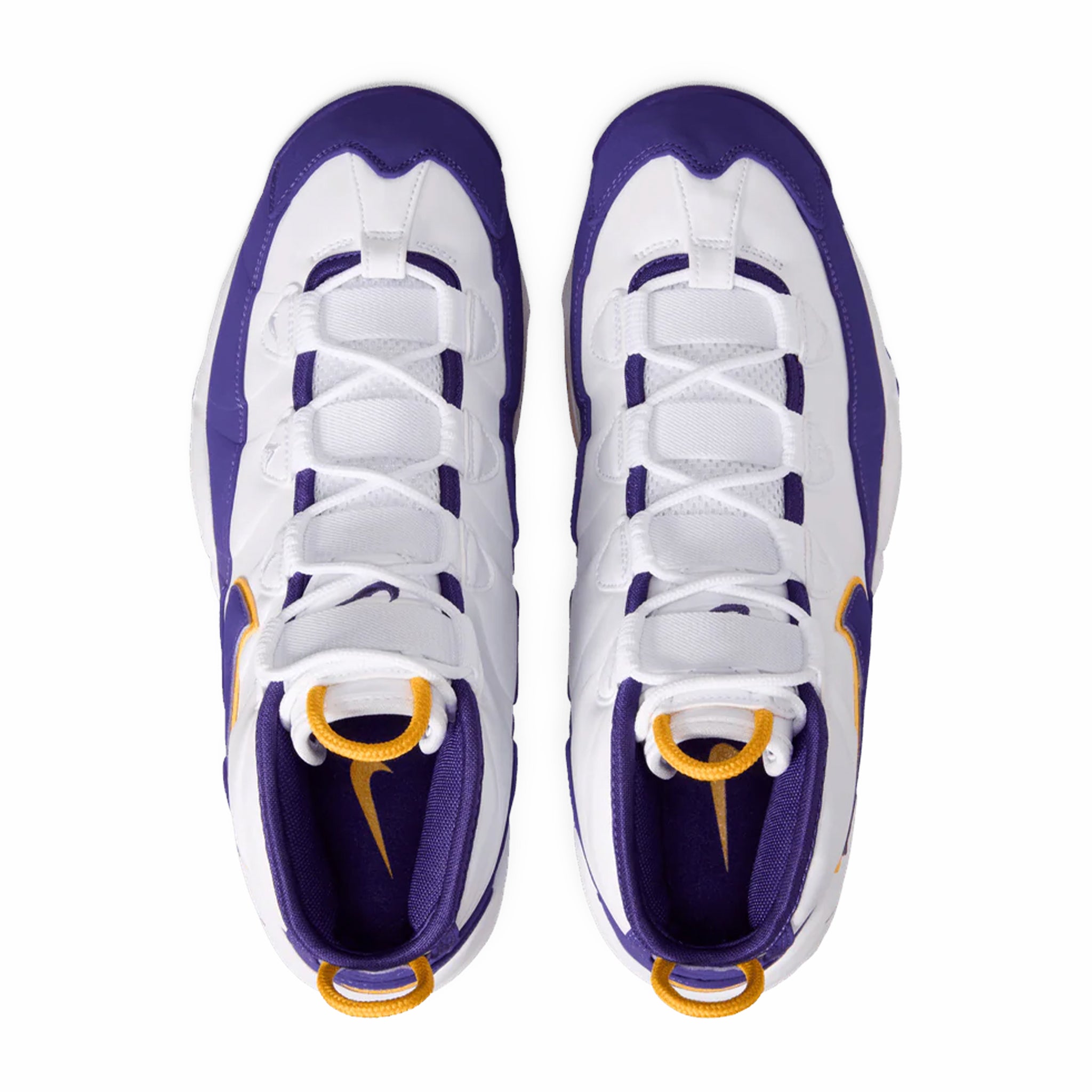 Nike Men's Air Max Uptempo “Lakers” (White/Court Purple-University Gold) - August Shop