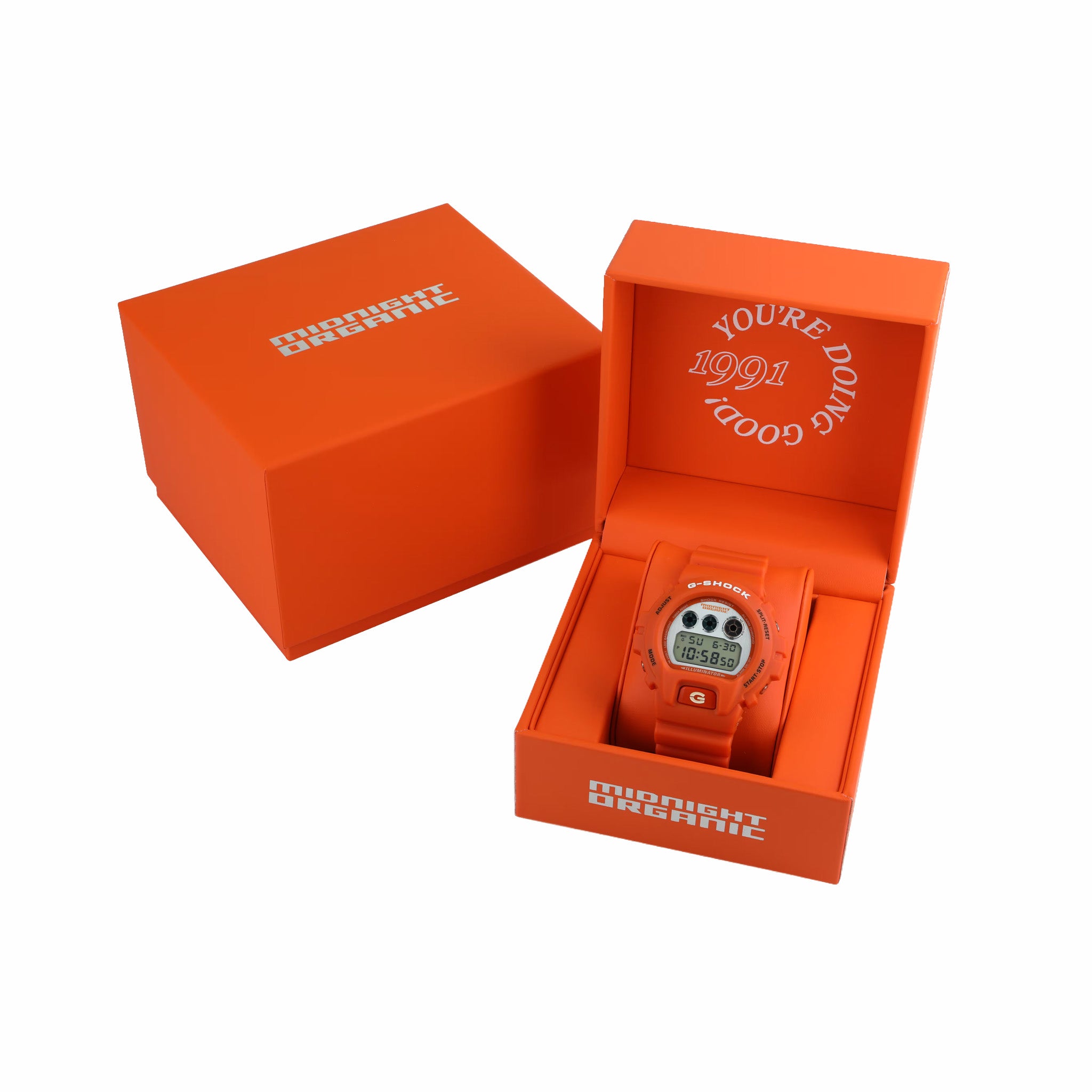 G-Shock x Midnight Organic DW6900MO26-4 (Orange/Black)