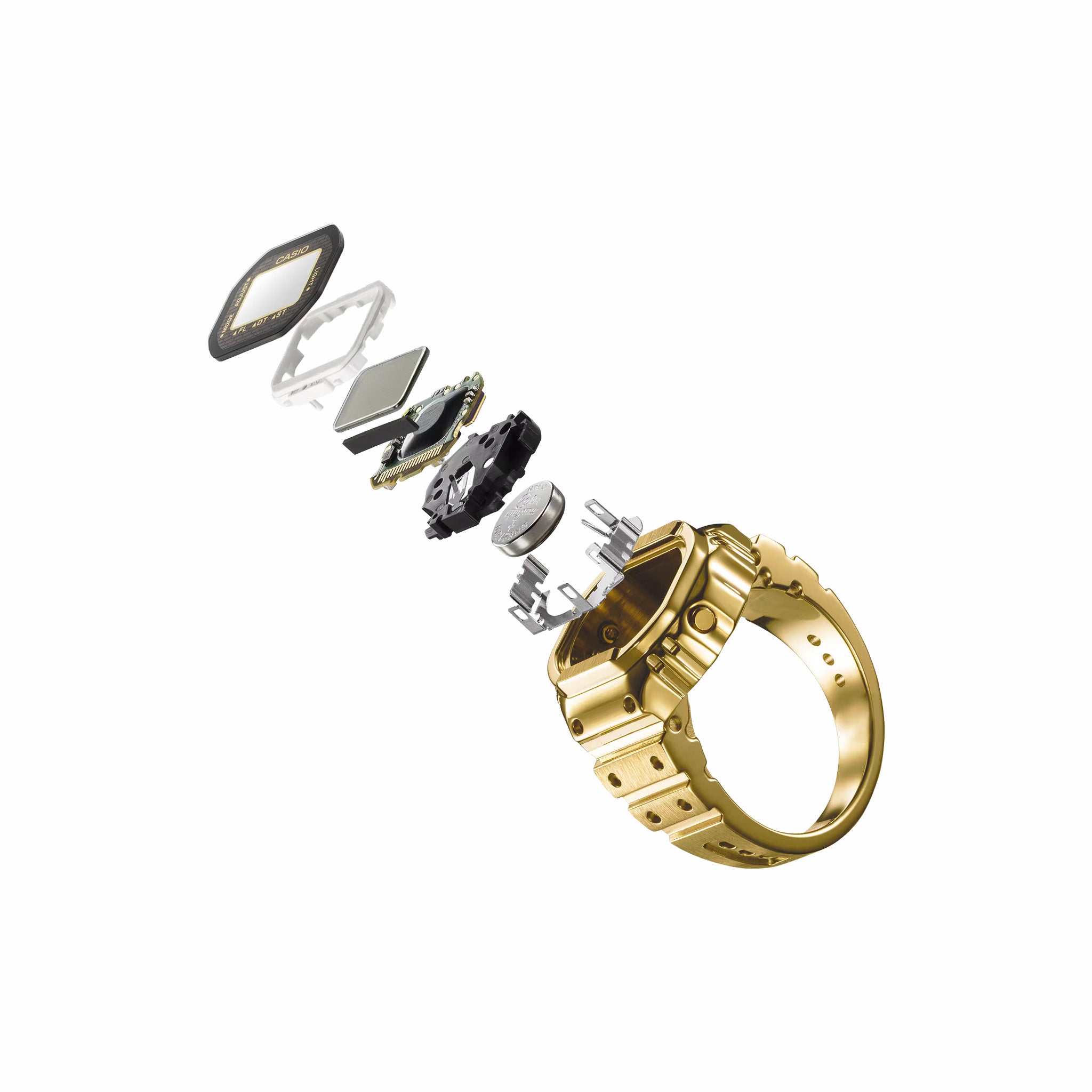Casio Ring Watch x J Balvin Ring Watch (Gold)