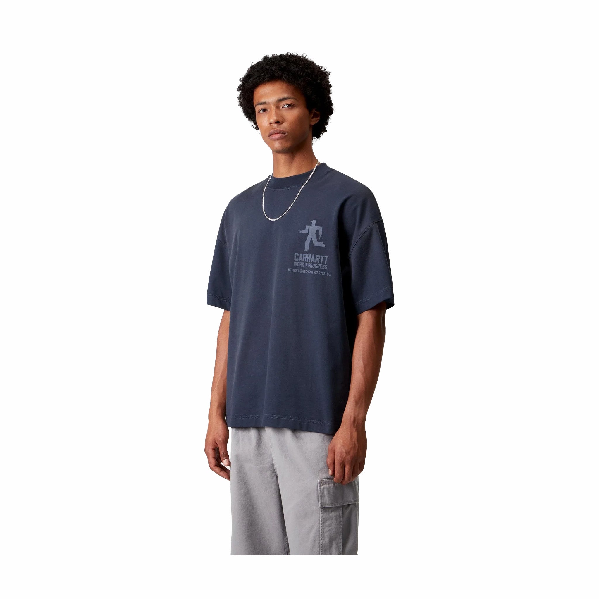 Carhartt WIP Distance T-Shirt - Stone Dyed (Jupiter) - August Shop