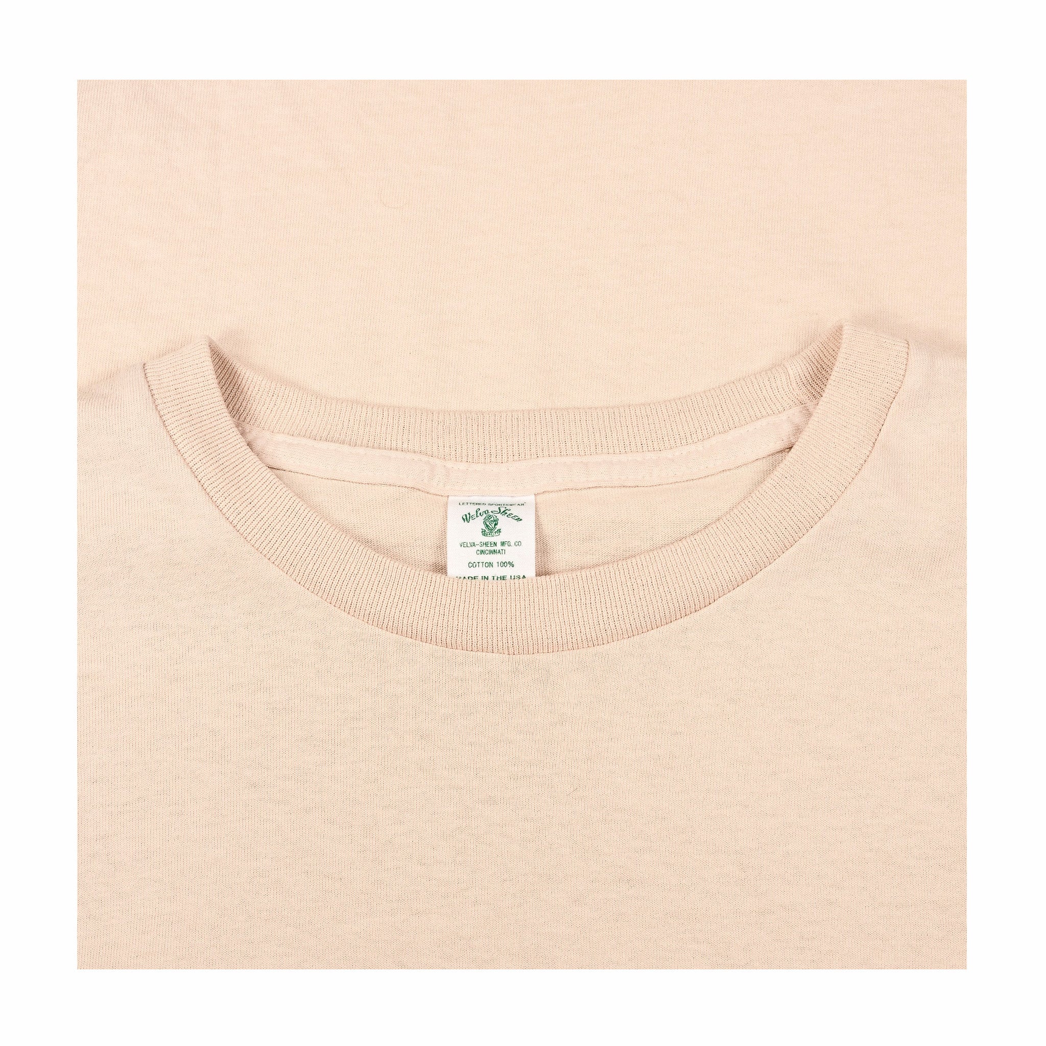 Velva Sheen Short Sleeve Crew Neck Tubular Tee - 1 Pac (Oatmilk)