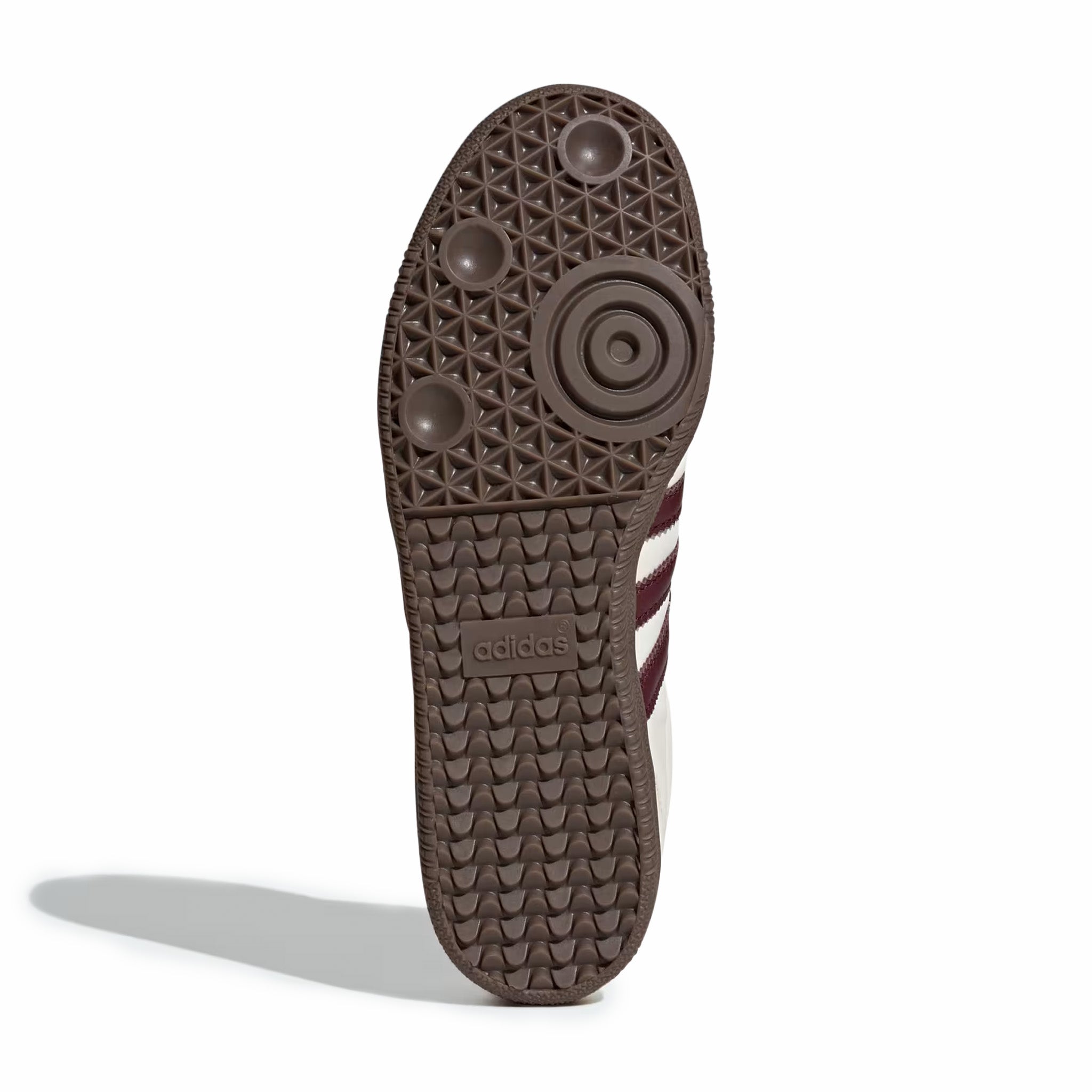 Adidas Women's Samba Long Tongue (Cream White/Maroon/Gold Metallic) - August Shop