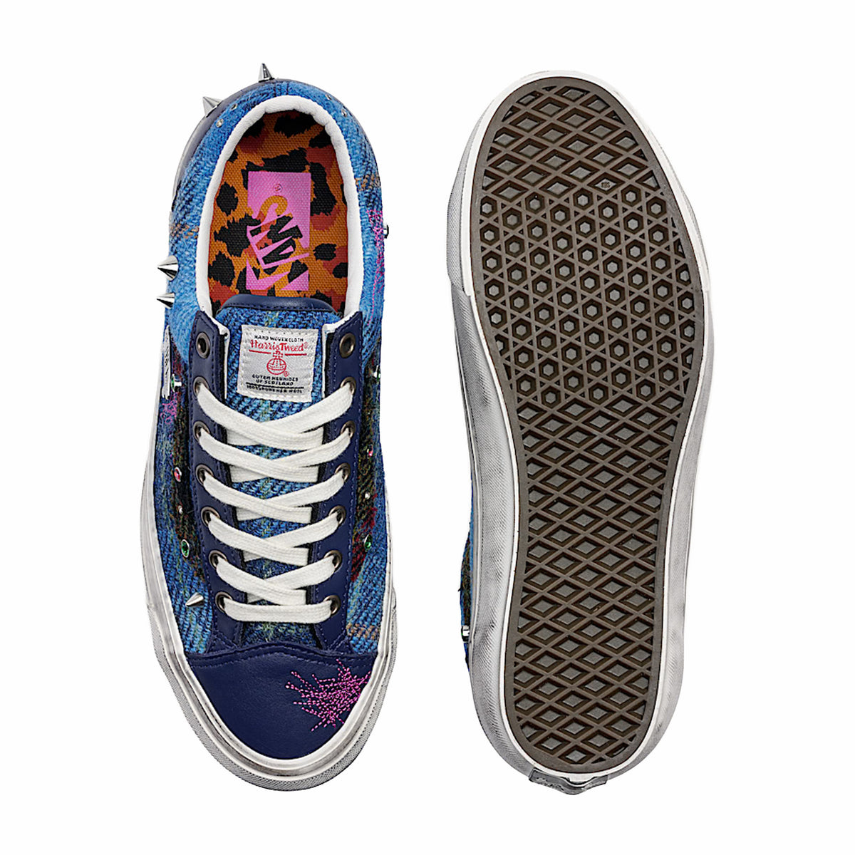Vans Men's Premium Old Skool 36 Harris Tweed (Navy/Multi)