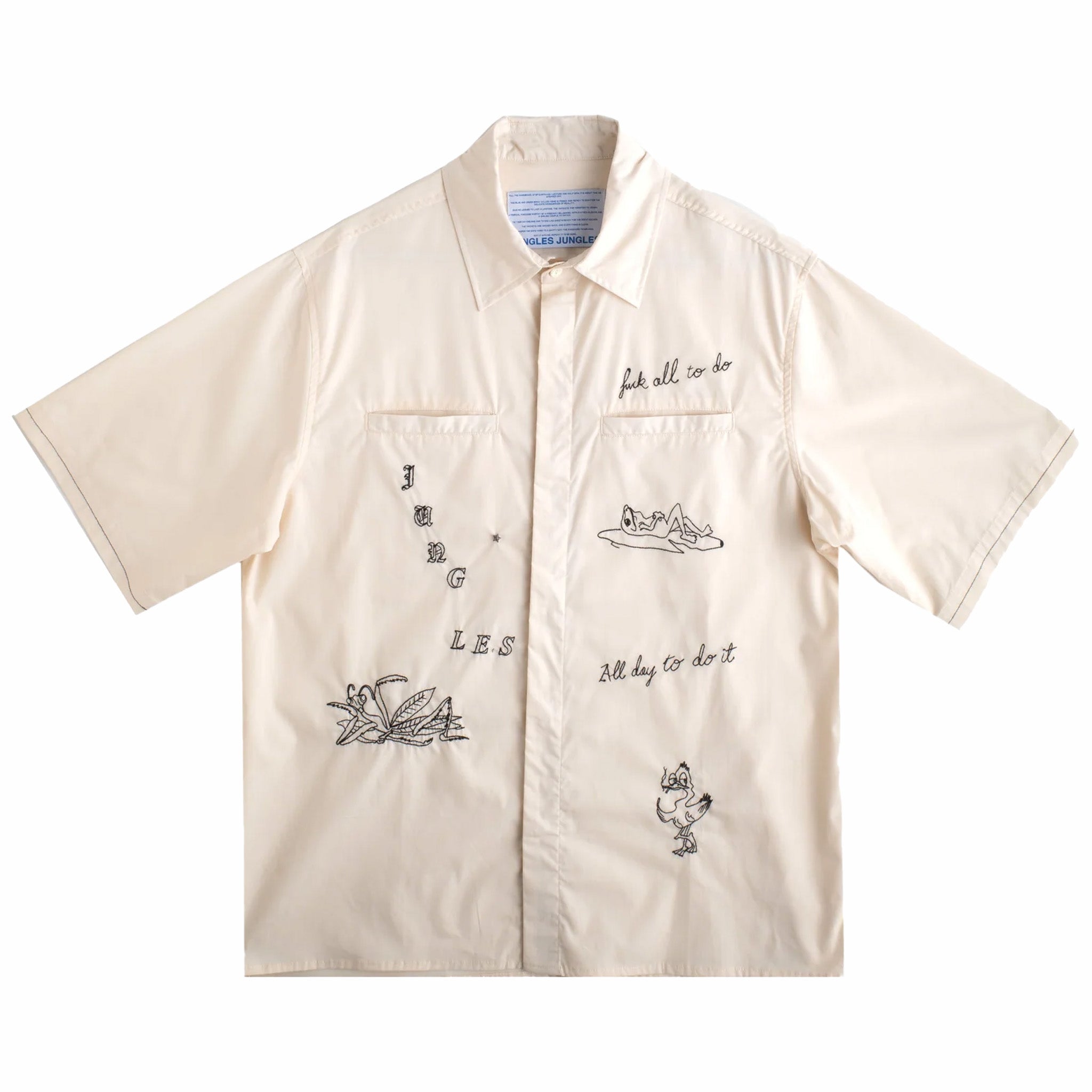 Jungles Fuck All Button Up (Birch) - August Shop