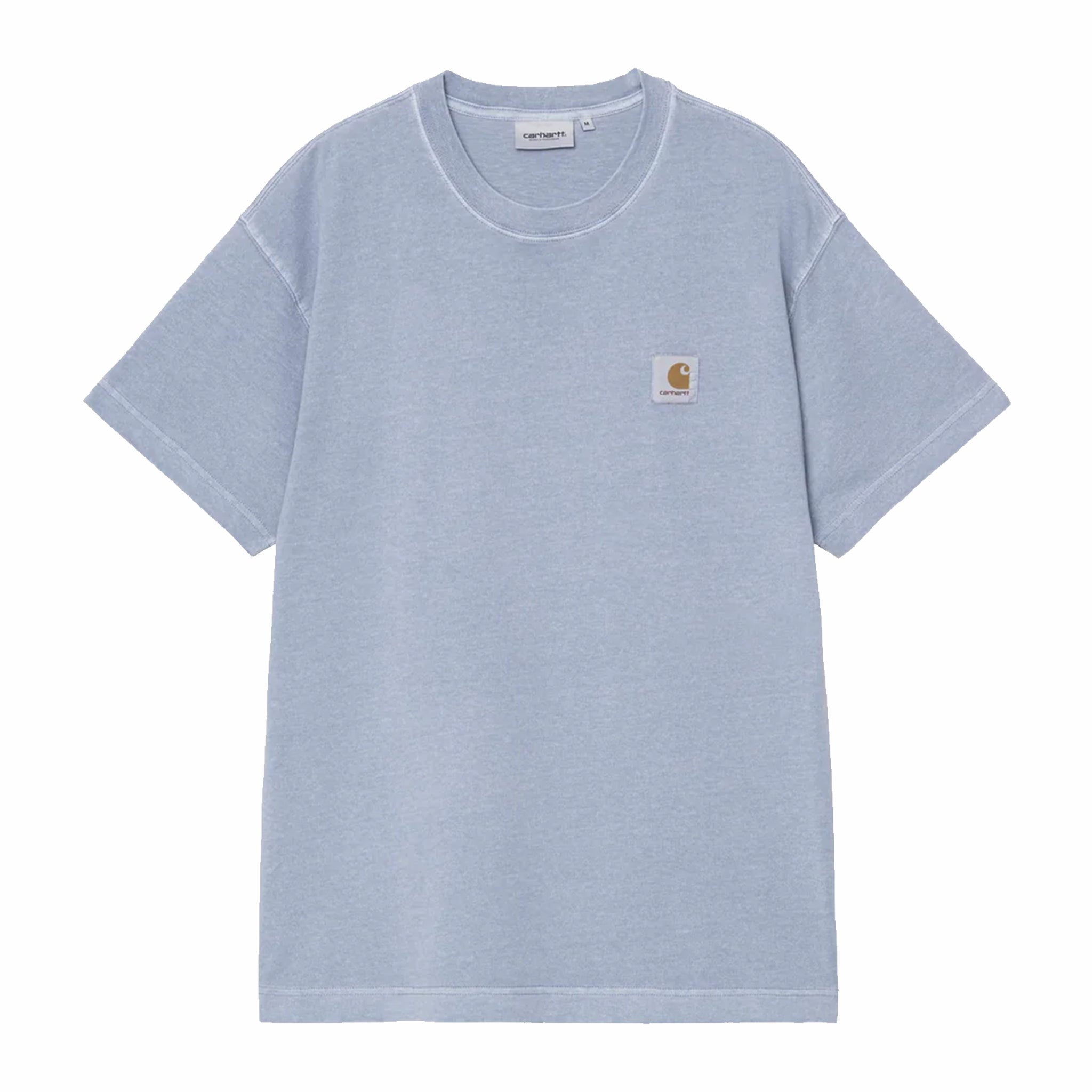 Carhartt WIP Nelson Waffle T-Shirt (Gentle Blue Garment Dyed) - August Shop