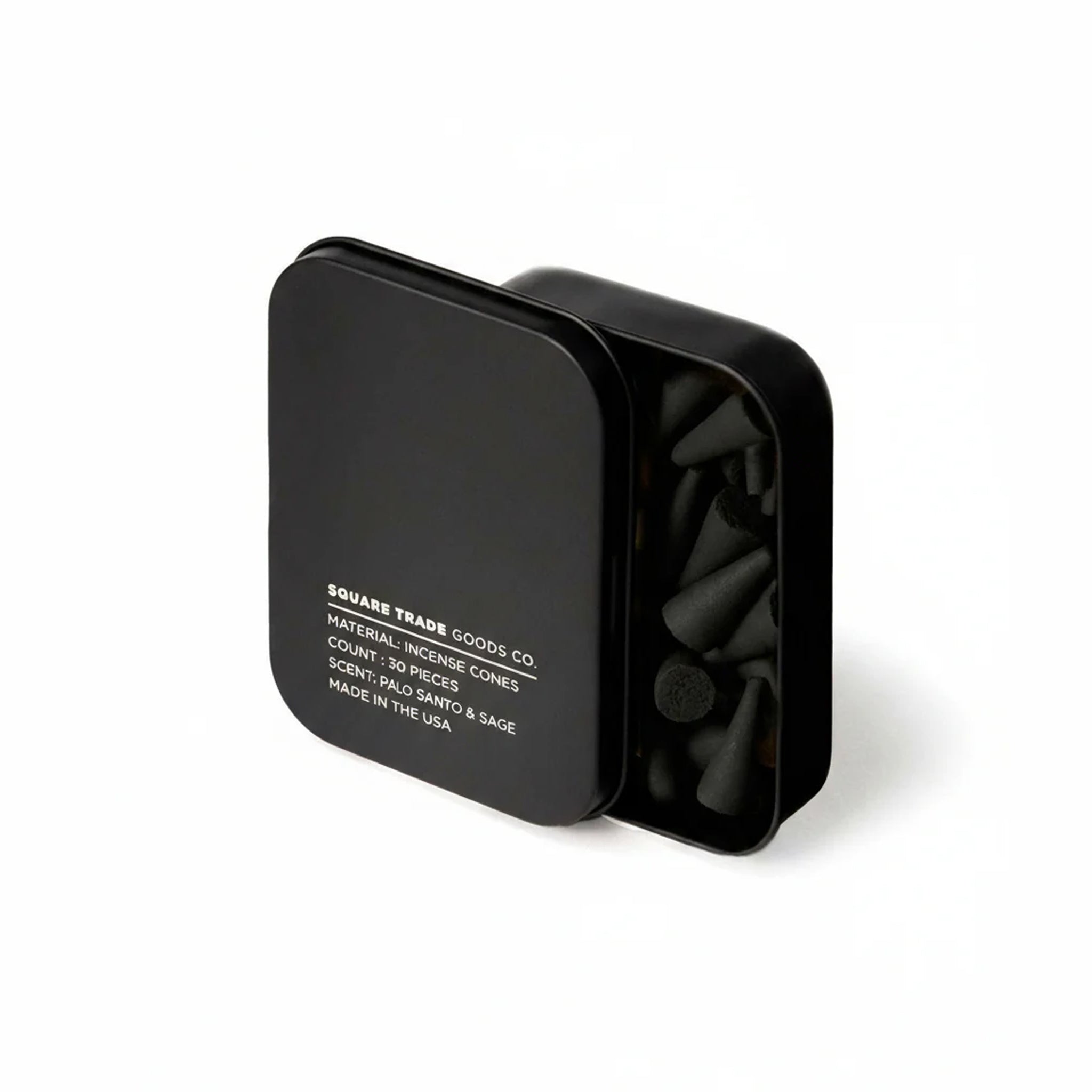 Square Trade Goods Palo Santo &amp; Sage Incense Cones - August Shop