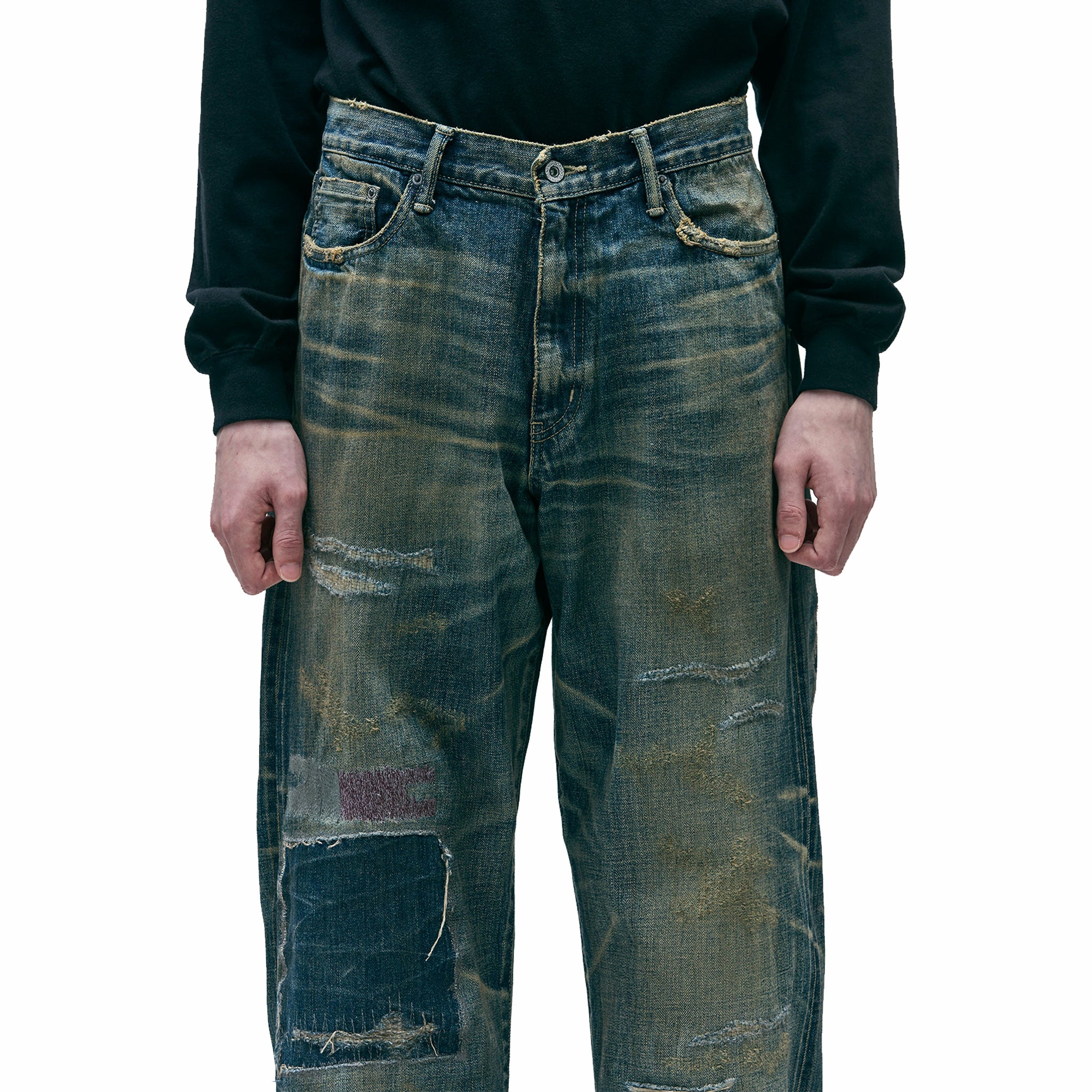Neighborhood Savage Denim DP Wide Pants (Indigo) – August