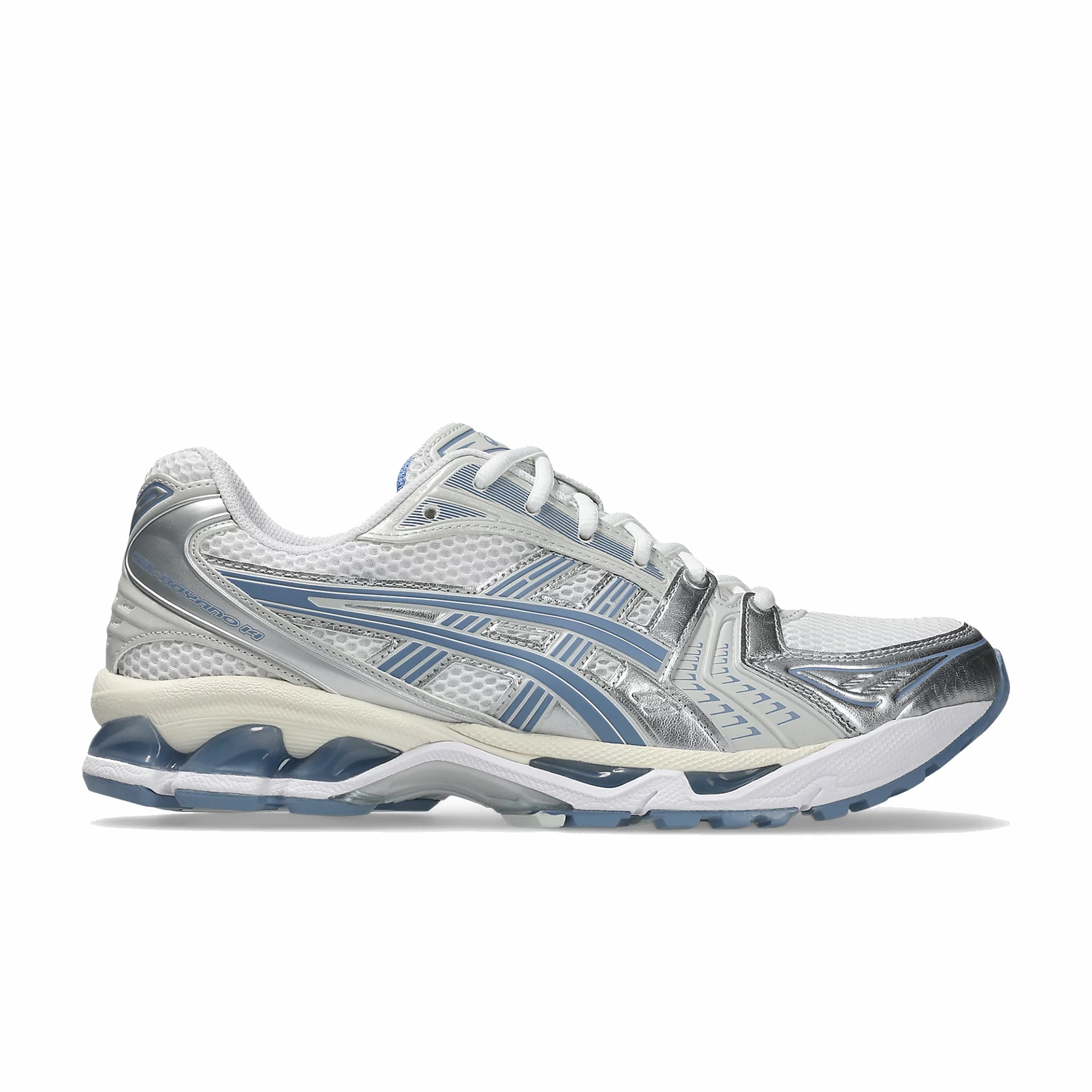 ASICS Men's GEL-Kayano 14 (White/Light Navy) - August Shop