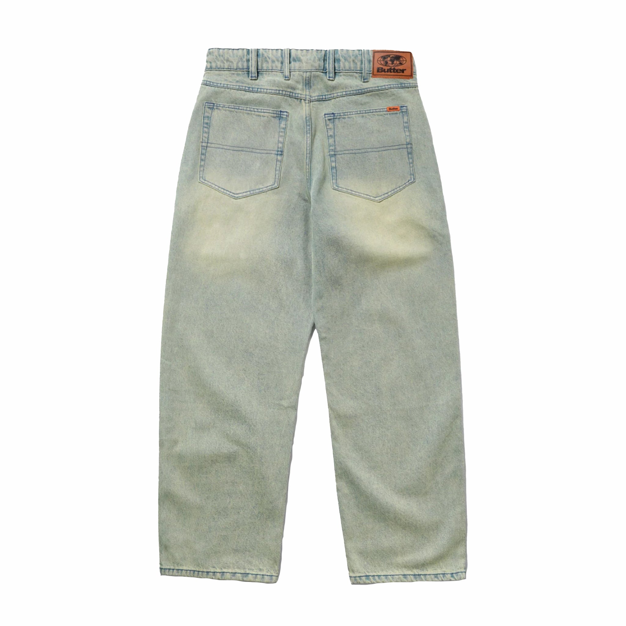 Butter Goods Relaxed Denim Jeans (Sunfade Blue) - August Shop