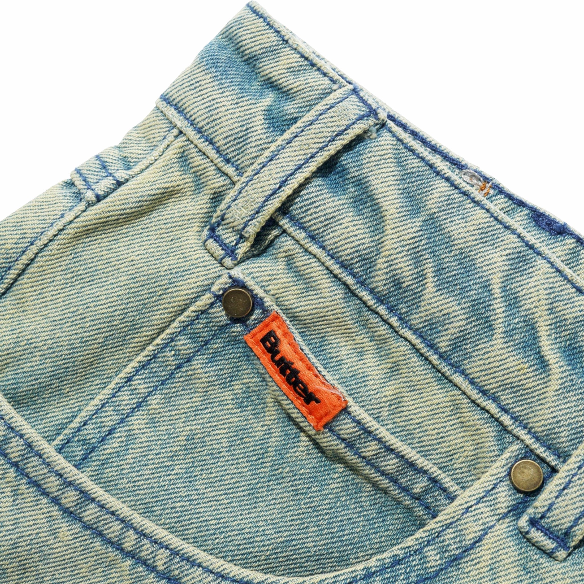 Butter Goods Relaxed Denim Jeans (Sunfade Blue) - August Shop