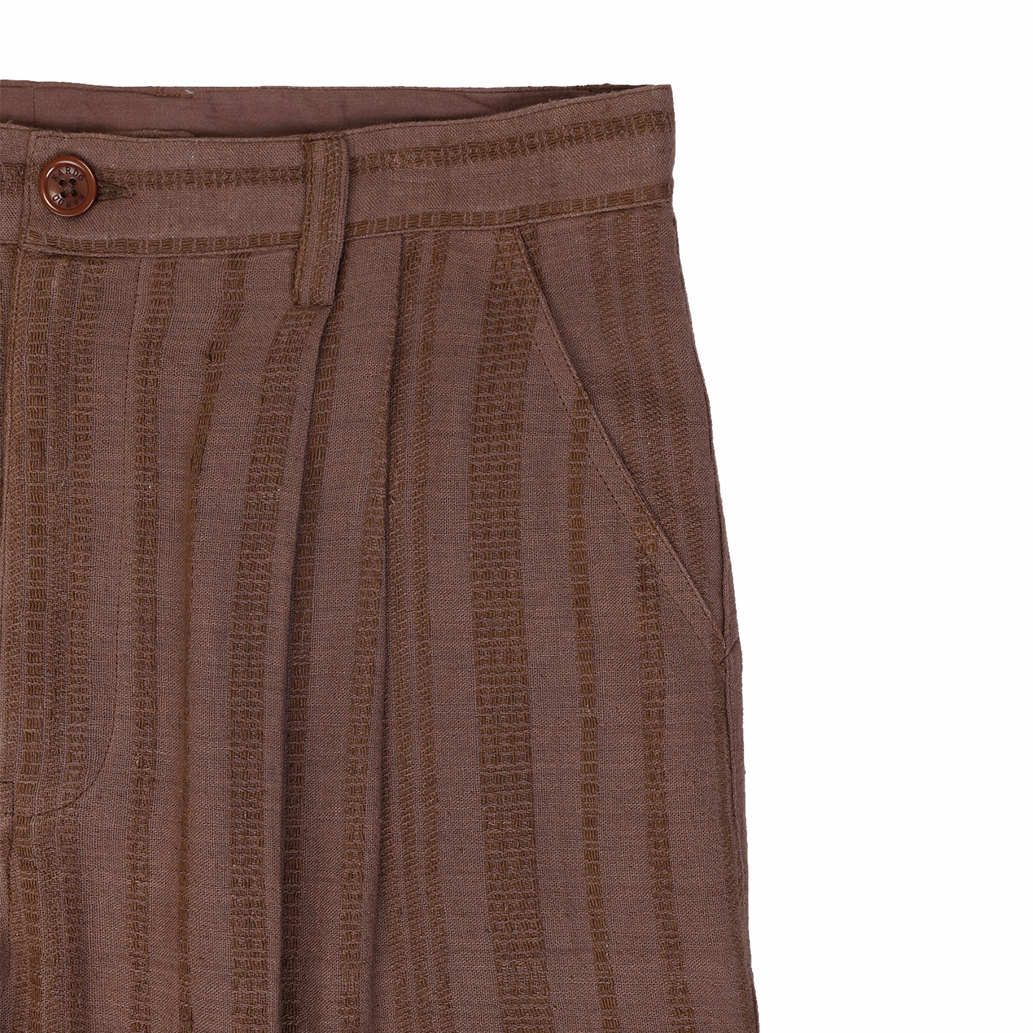 Kardo Antonio Extra Weft Trousers (Ganache) - August Shop