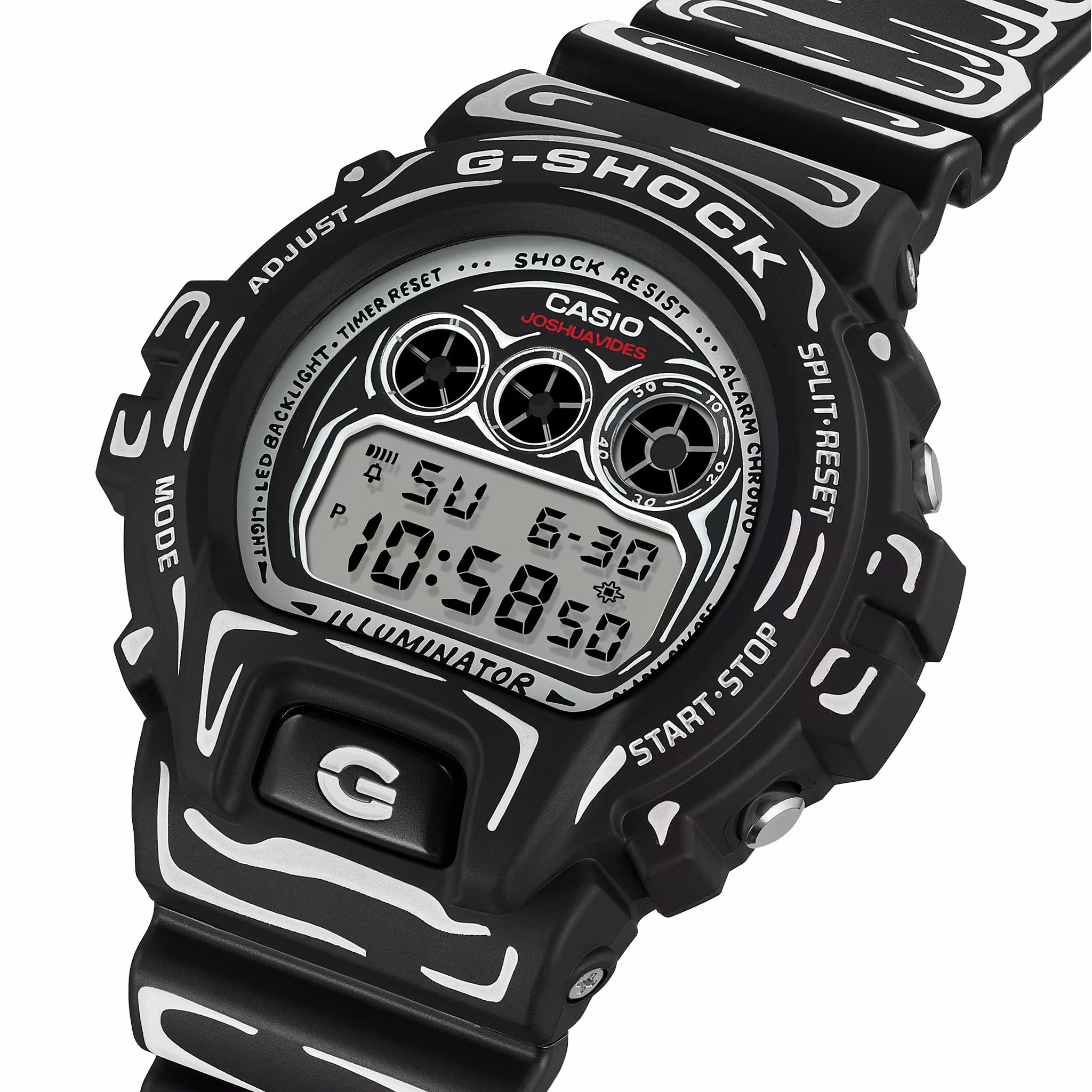 G-SHOCK x Joshua Vides DW6900JV-1 (Black) - August Shop