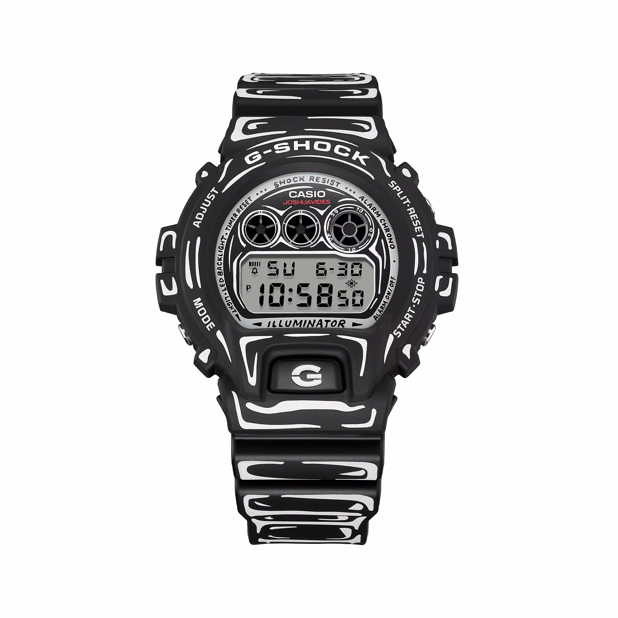 G-SHOCK x Joshua Vides DW6900JV-1 (Black) - August Shop