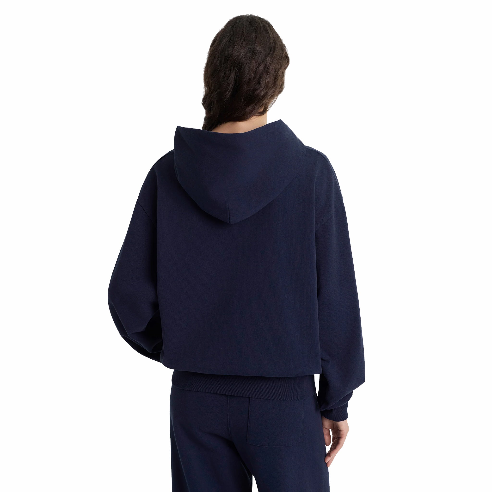 Sporty &amp; Rich Men's Heritage Yankees Serif Zip Hoodie (Dark Navy/White) - August Shop