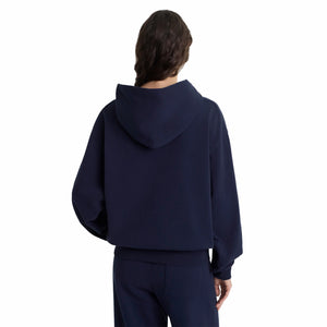 Sporty & Rich Men's Heritage Yankees Serif Zip Hoodie (Dark Navy/White) - August Shop