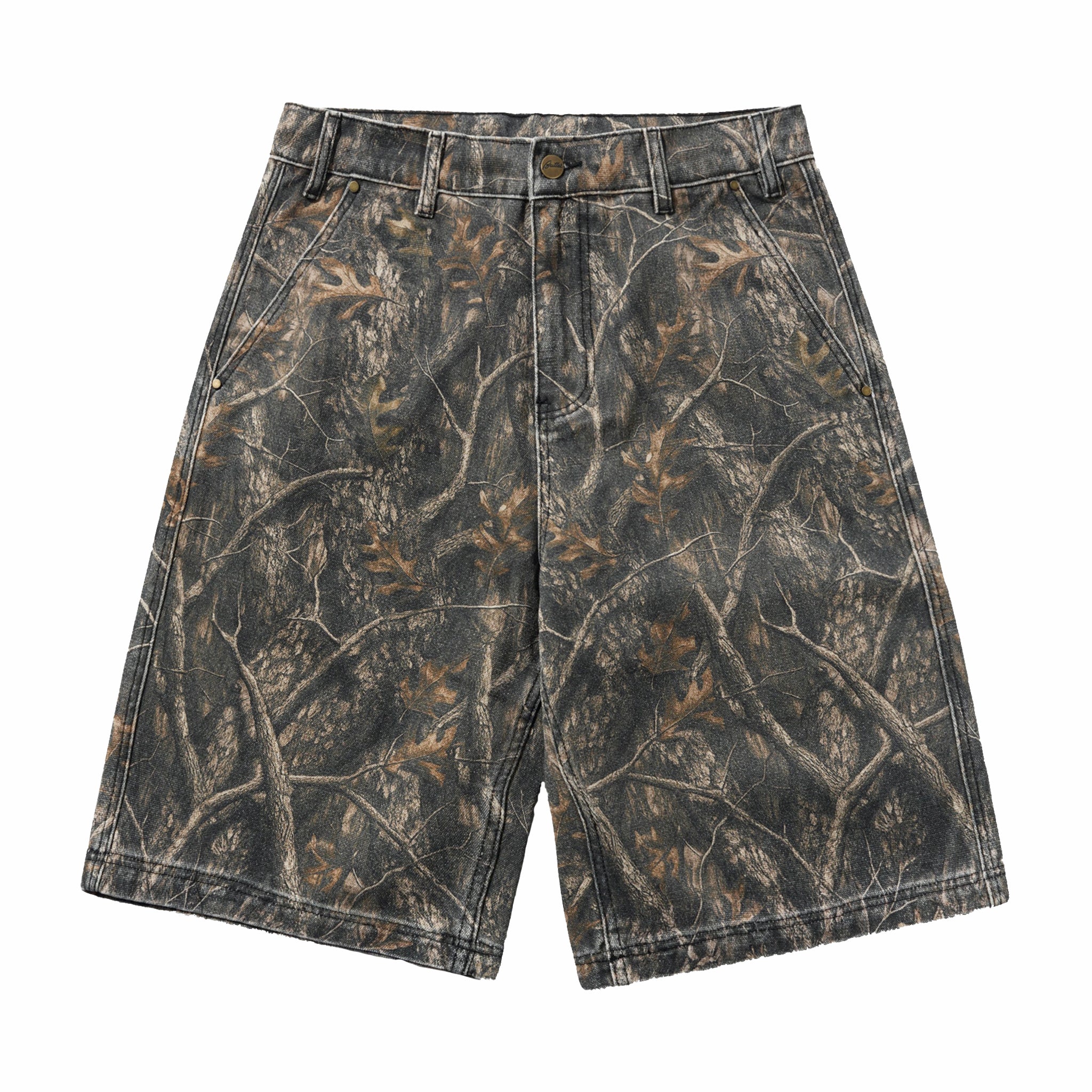 Butter Goods Work Shorts (Forest Camo)
