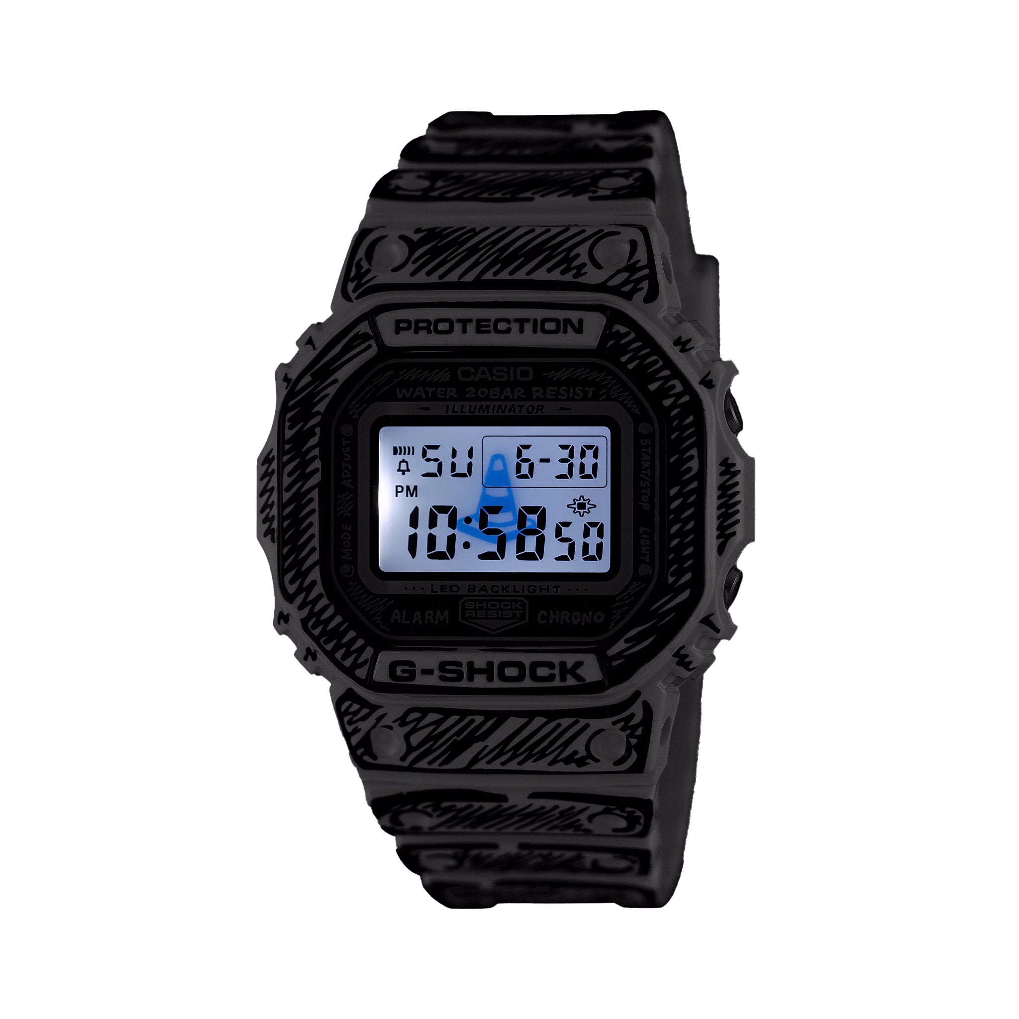 G-SHOCK x Joshua Vides DW5600JV-7 (White) - August Shop